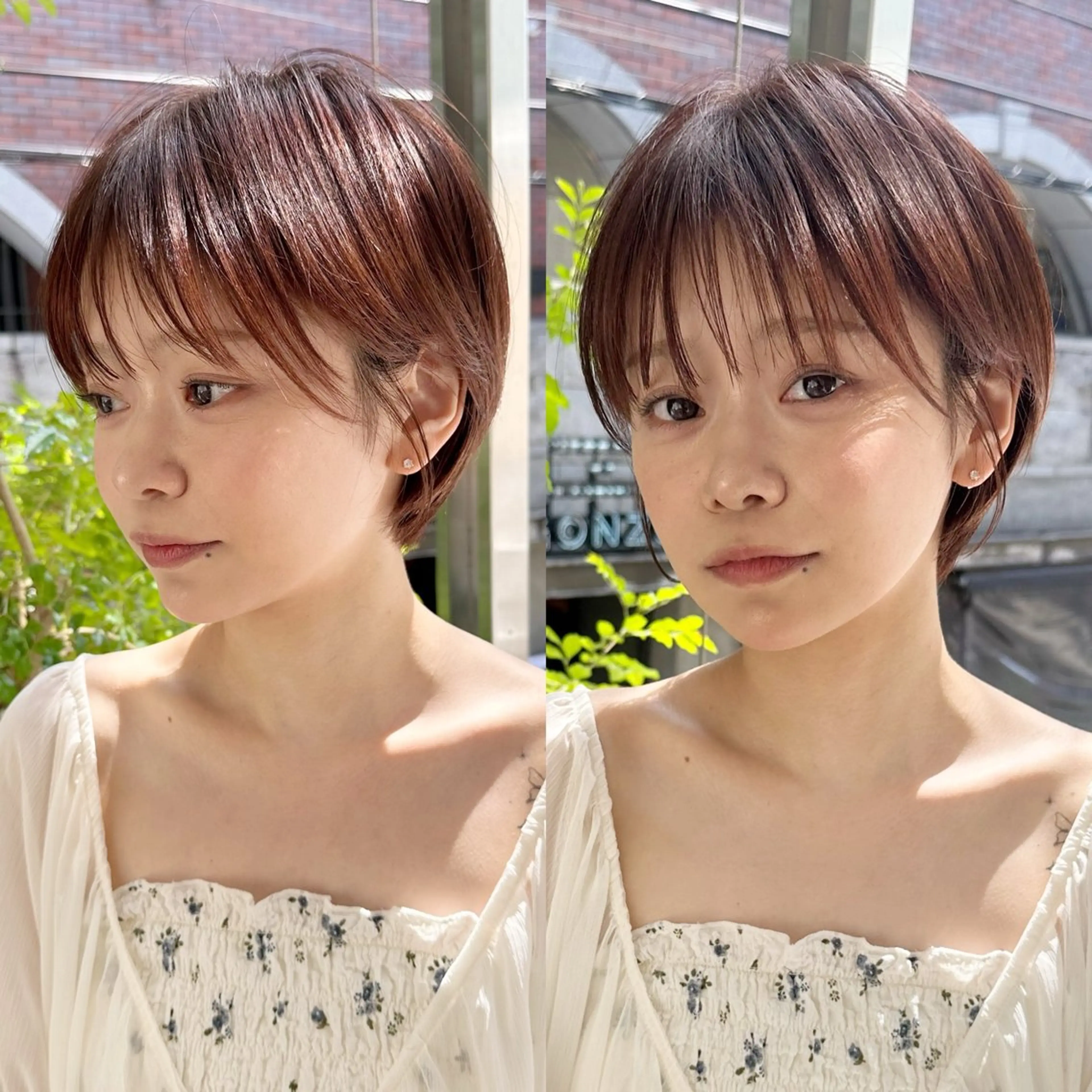 ショート カット トリートメント 縮毛矯正/ショート/ レイヤー/畑中正敏のヘアスタイル