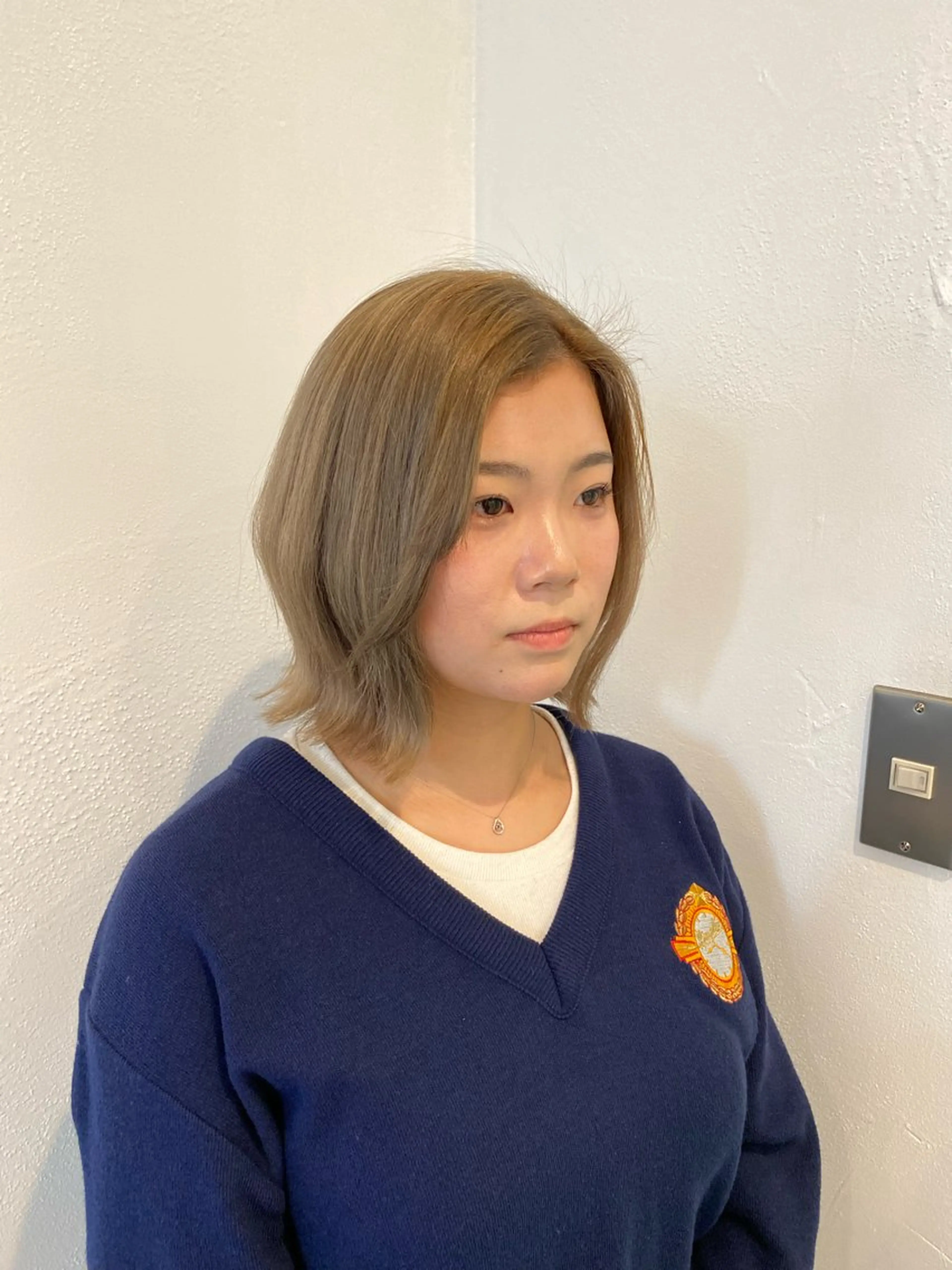 ミディアム カラー GO TODAY神戸三宮所属・あ きのヘアスタイル