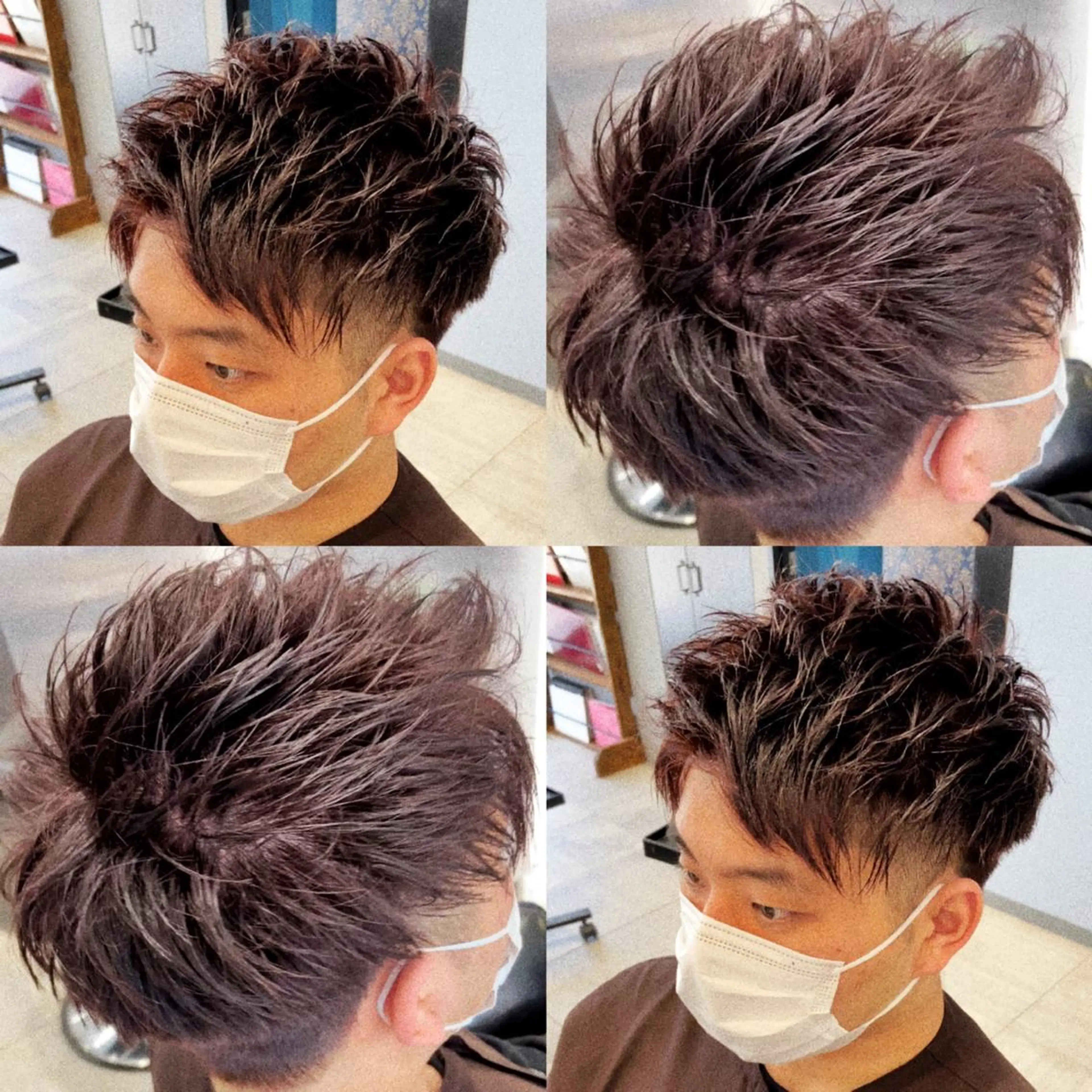 カラー メンズ メンズカット タノクラのヘアスタイル