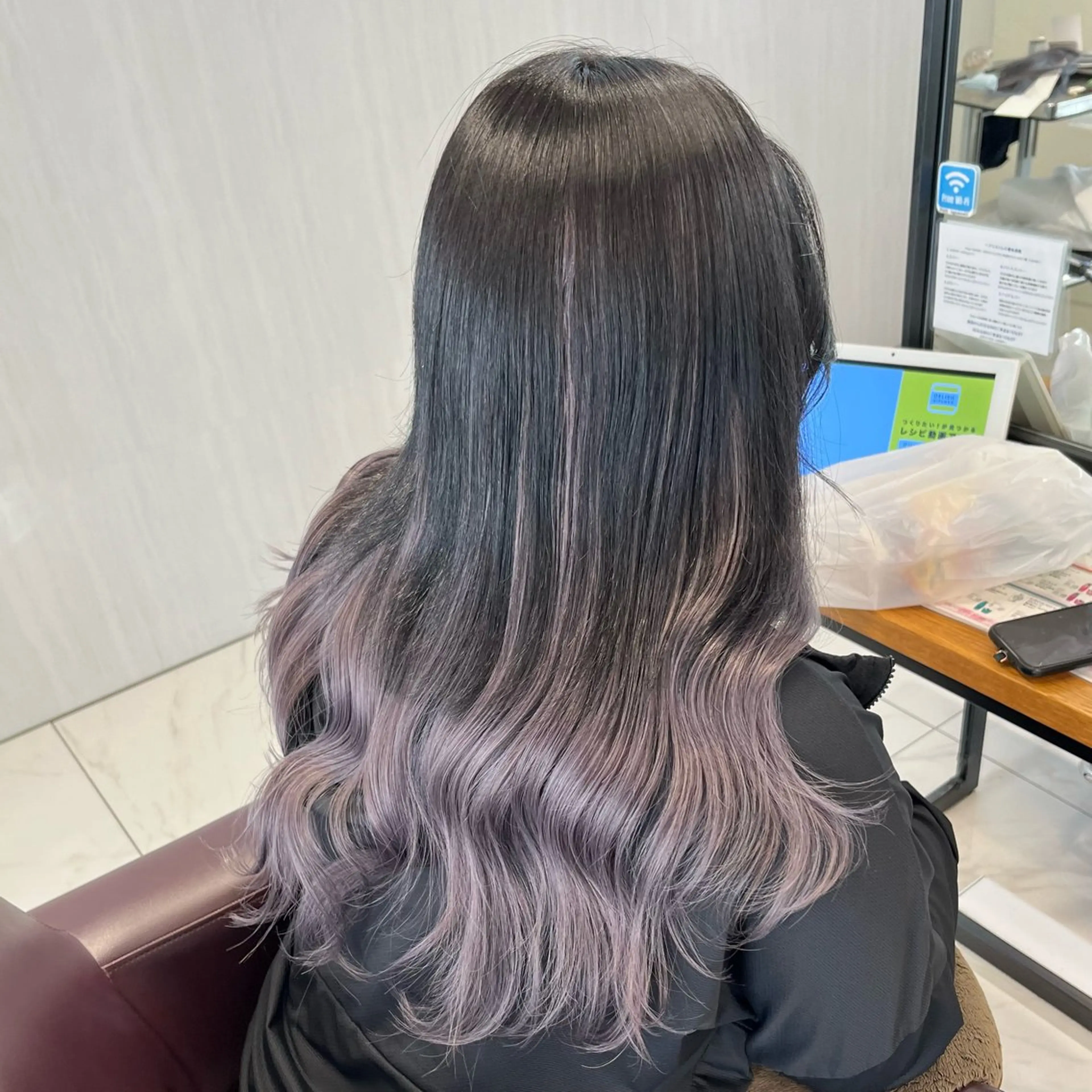 ロング エクステ りおな/エクステ /ミルクティーカラーのヘアスタイル