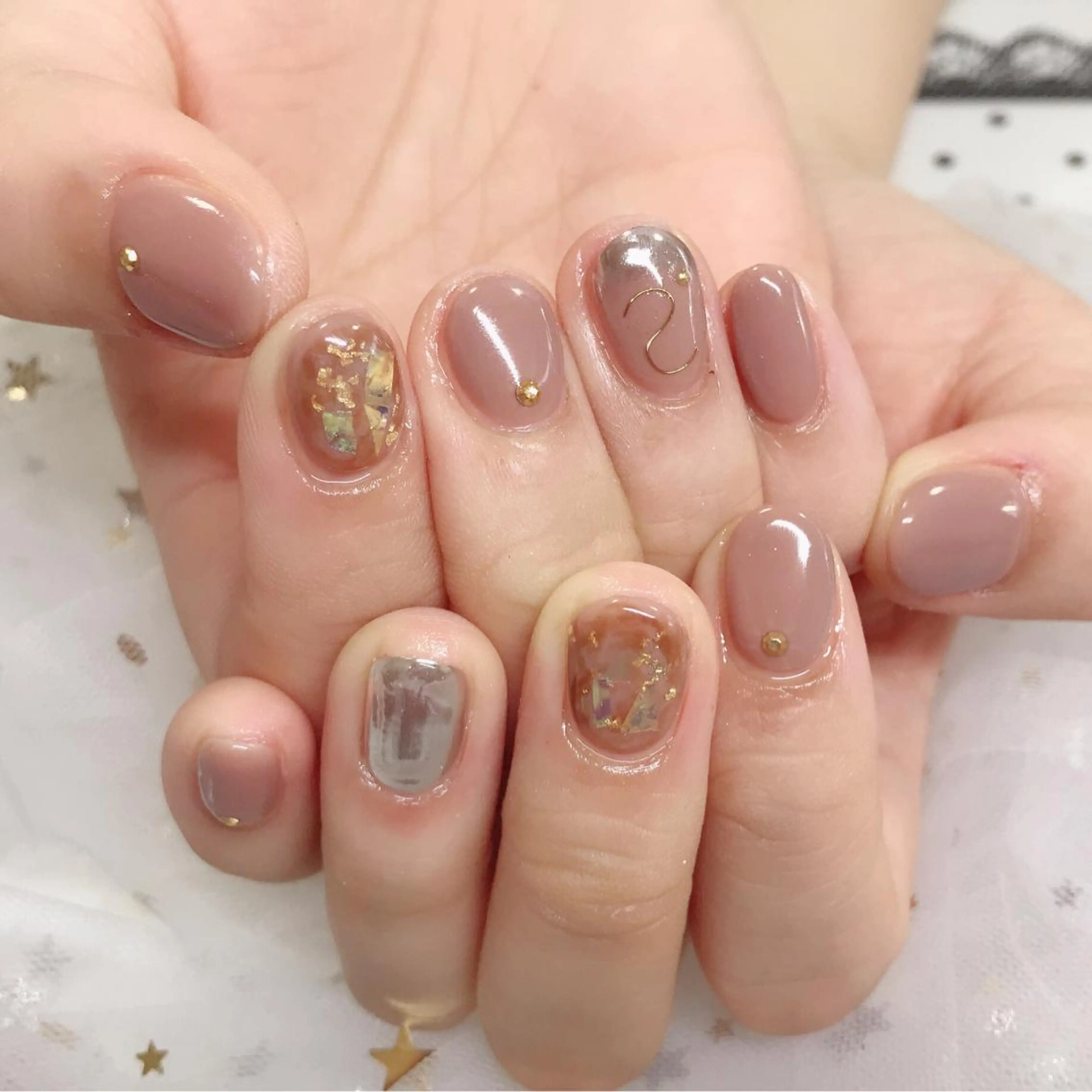 カラー ネイル Q Free nailsのネイルデザイン