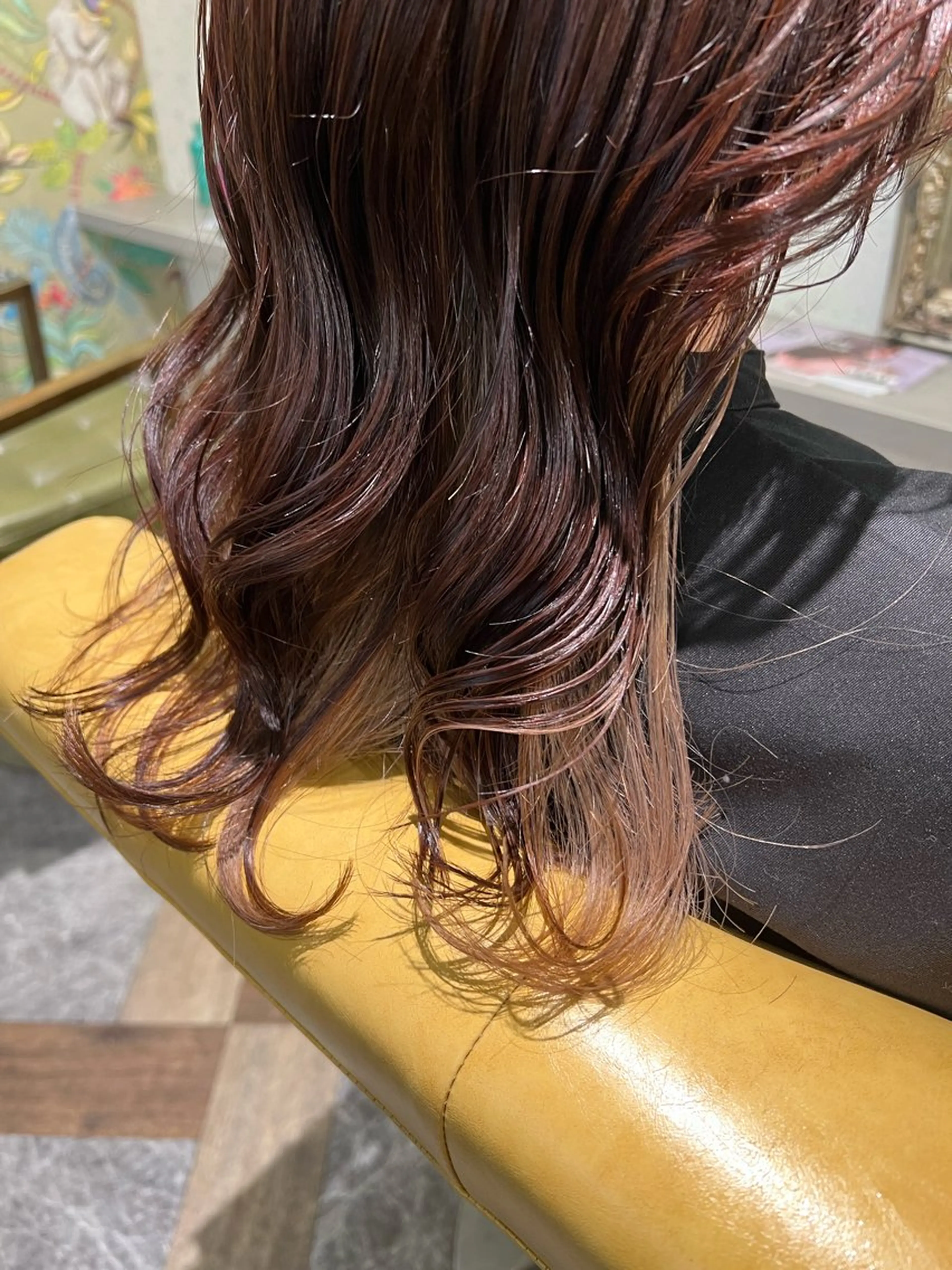 セミロング カラー 🍞松本 彩那🍞のヘアスタイル