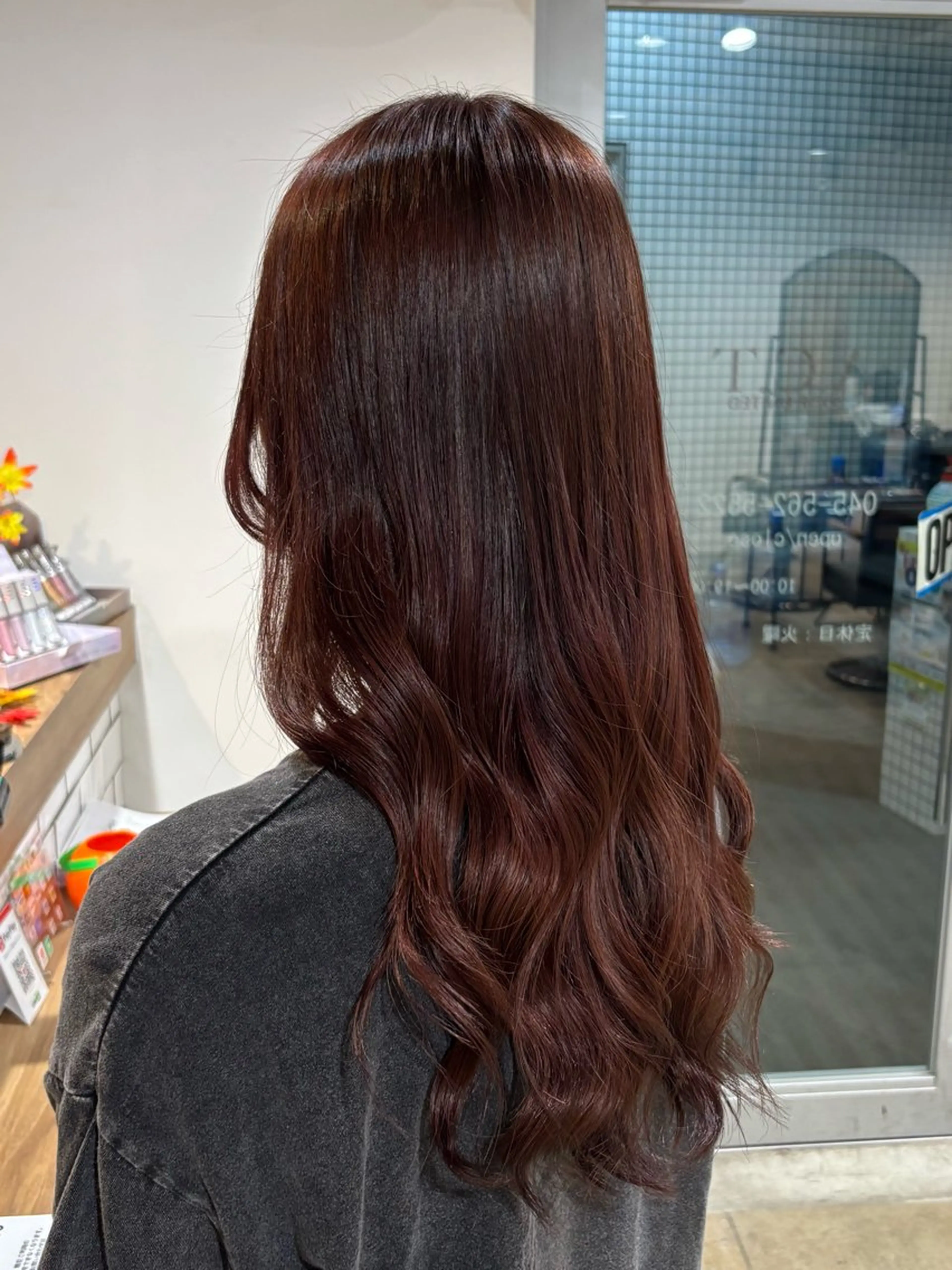 ロング ヘアカラー 暖色カラー🌺／ 髪質改善🌿／ゆうかのヘアスタイル