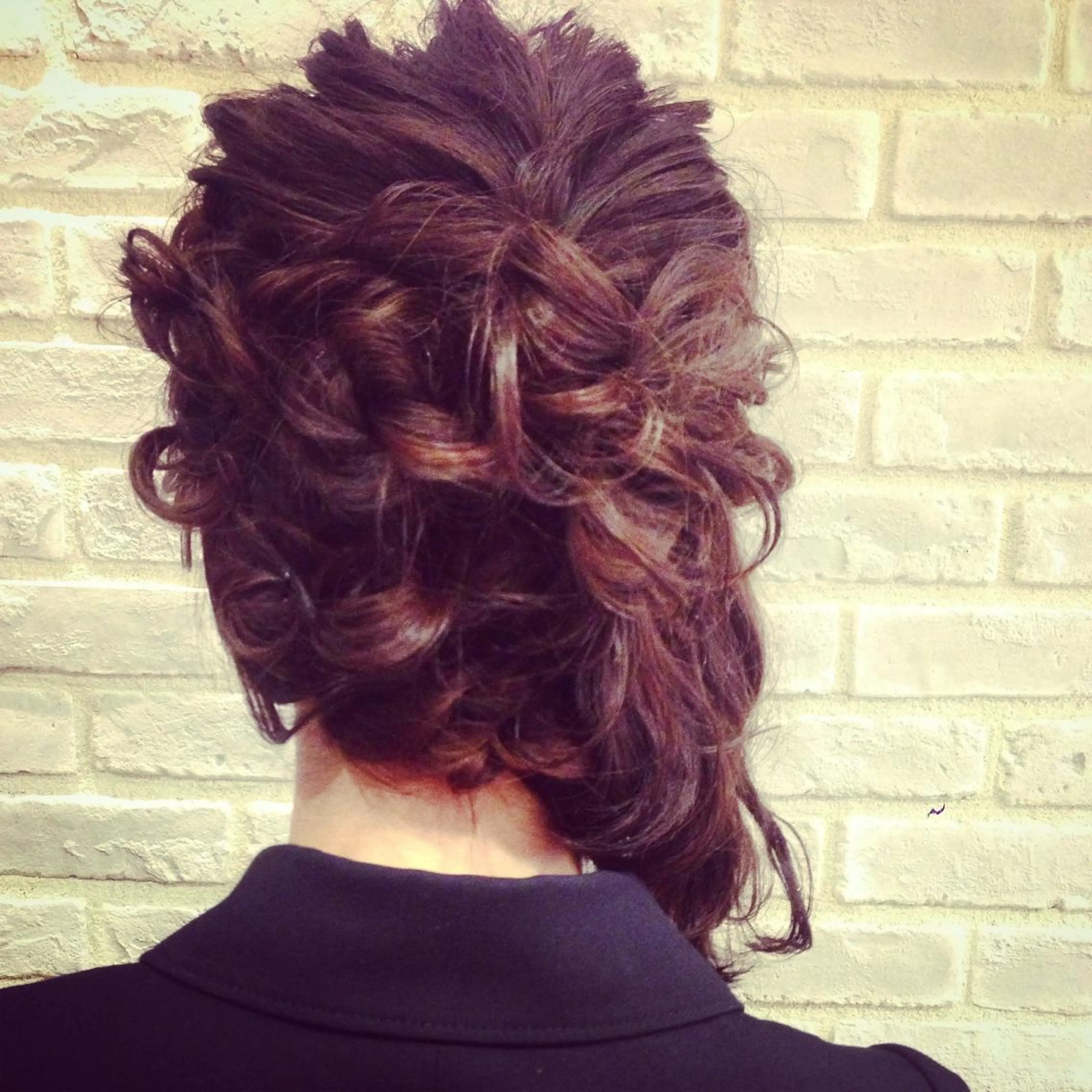 ミディアム セミロング ロング ヘアアレンジ 結婚式・ブライダル la fith所属・rico_by ヘアとアイブロウのヘアスタイル