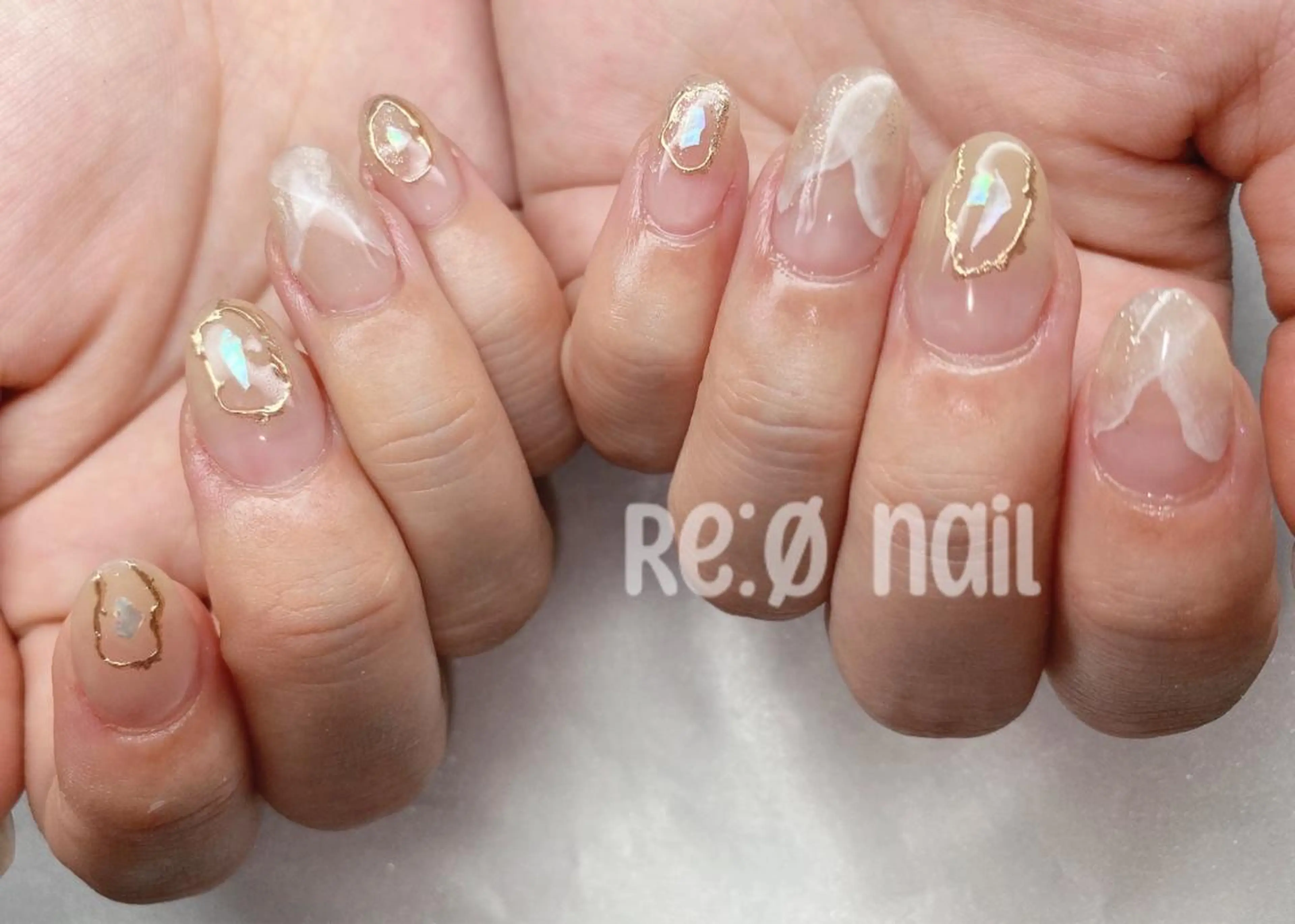 ネイル ハンドネイル Re:Ø nail 🩵TSUJIのネイルデザイン