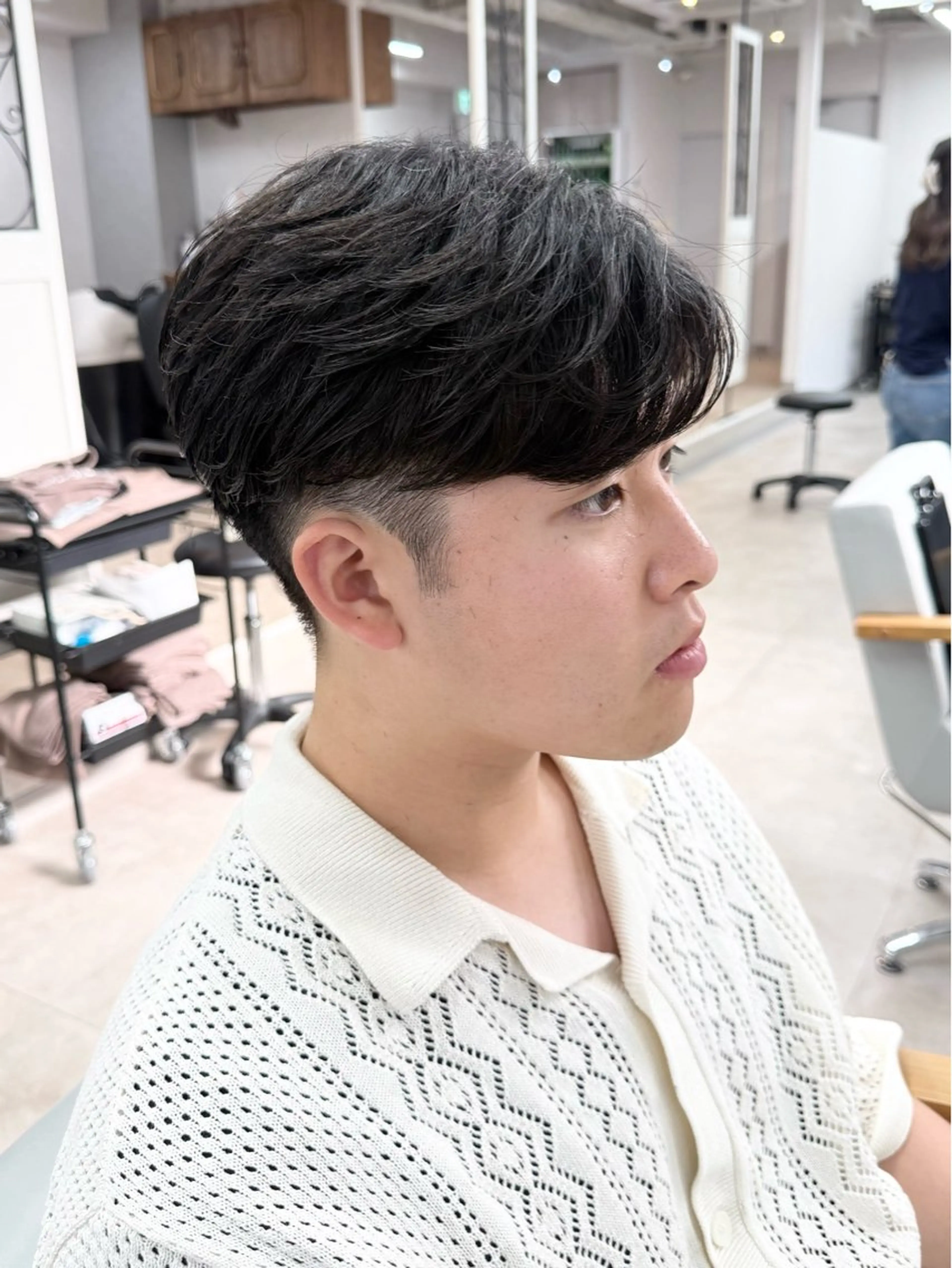 ショート カット パーマ 山内 都弥のヘアスタイル