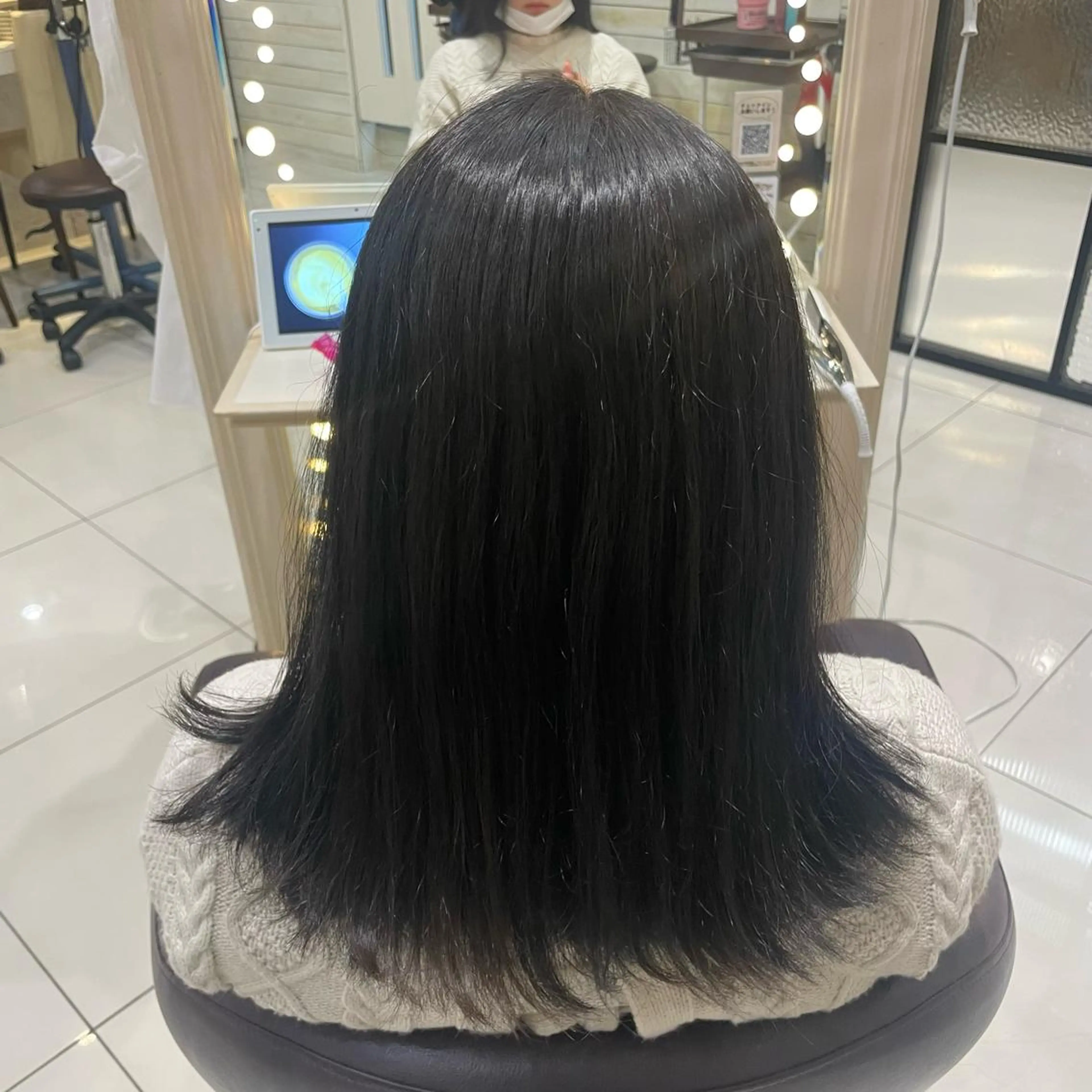 ミディアム 韓国カラー／エクステ 松戸梨杏のヘアスタイル