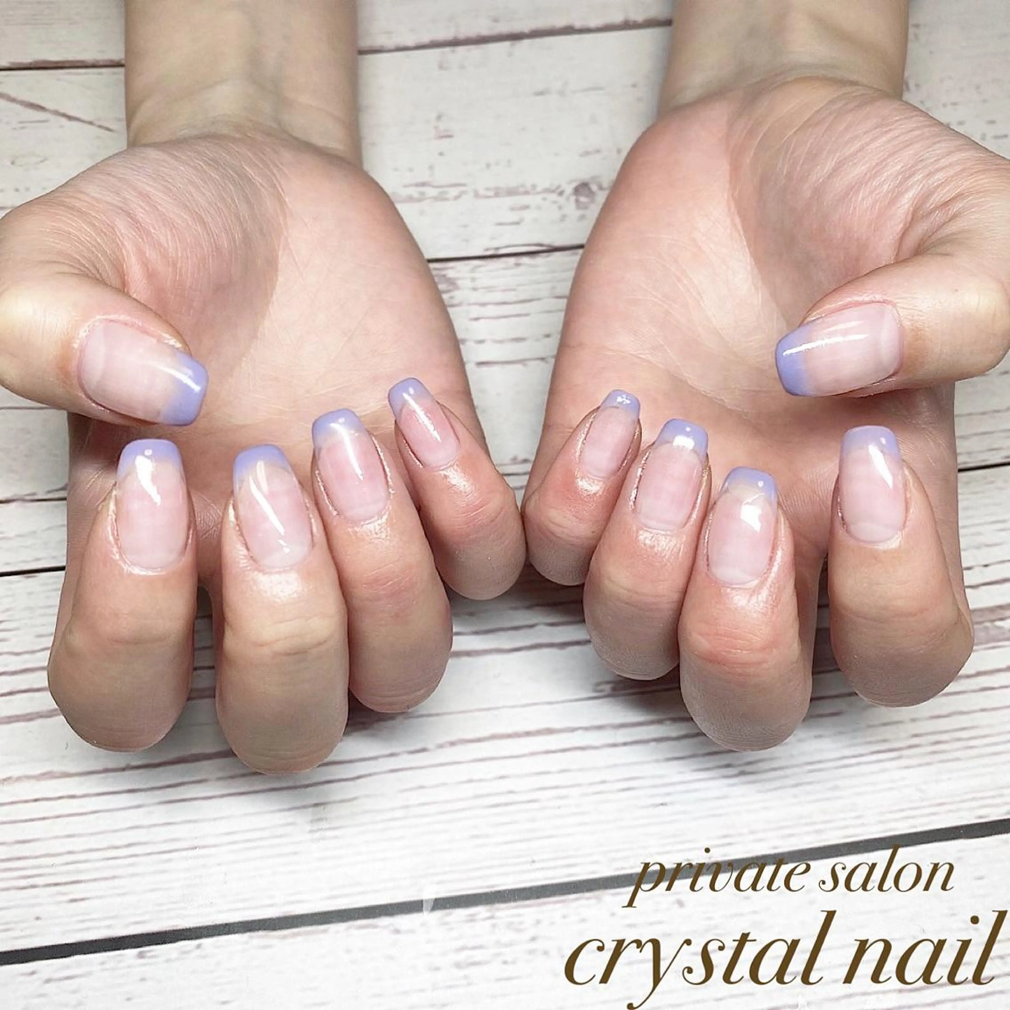 ネイル フレンチネイル Crystal Nailのネイルデザイン