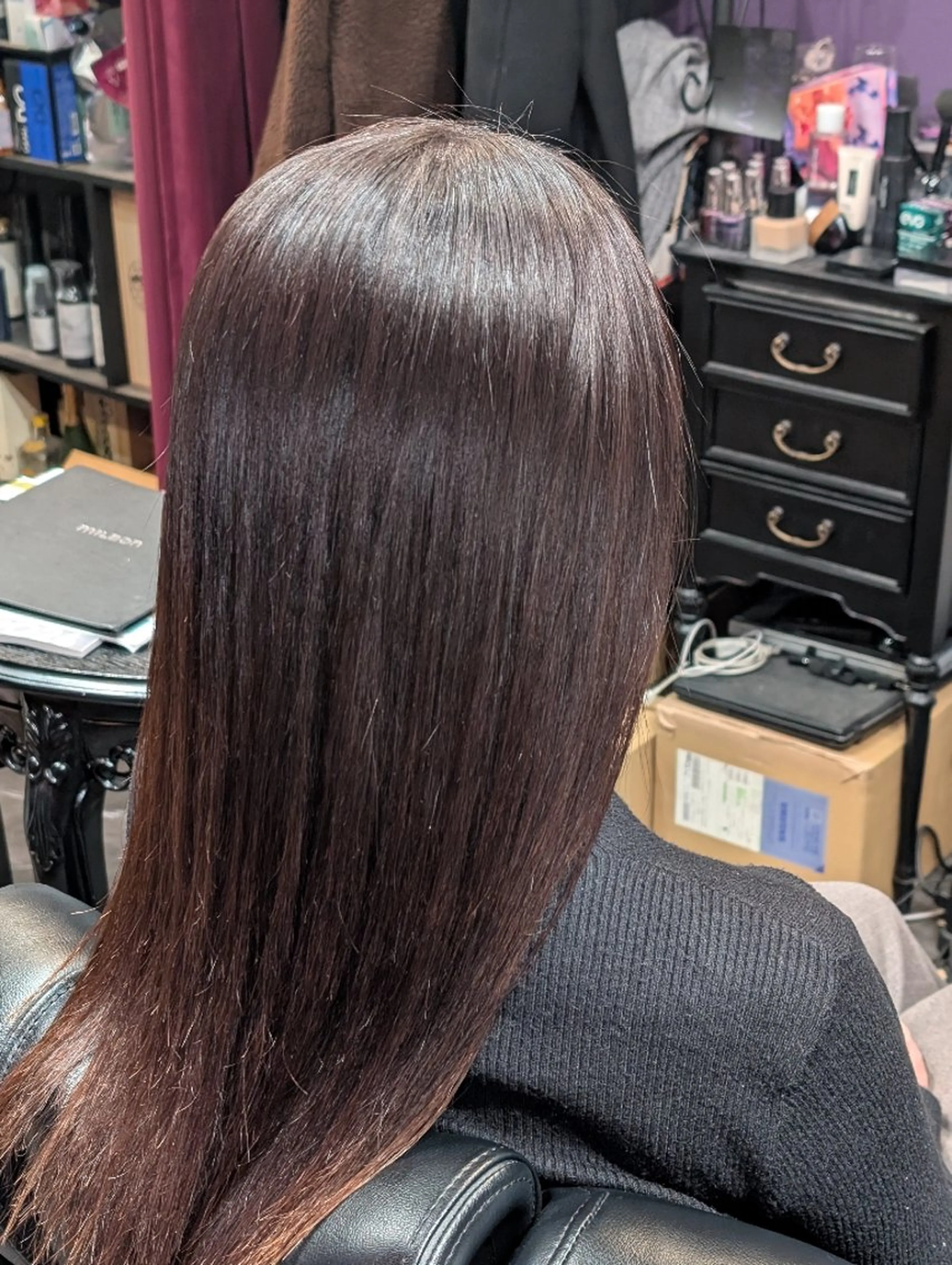 ロング 髪質改善 縮毛矯正 トリートメント 渡辺 康行のヘアスタイル