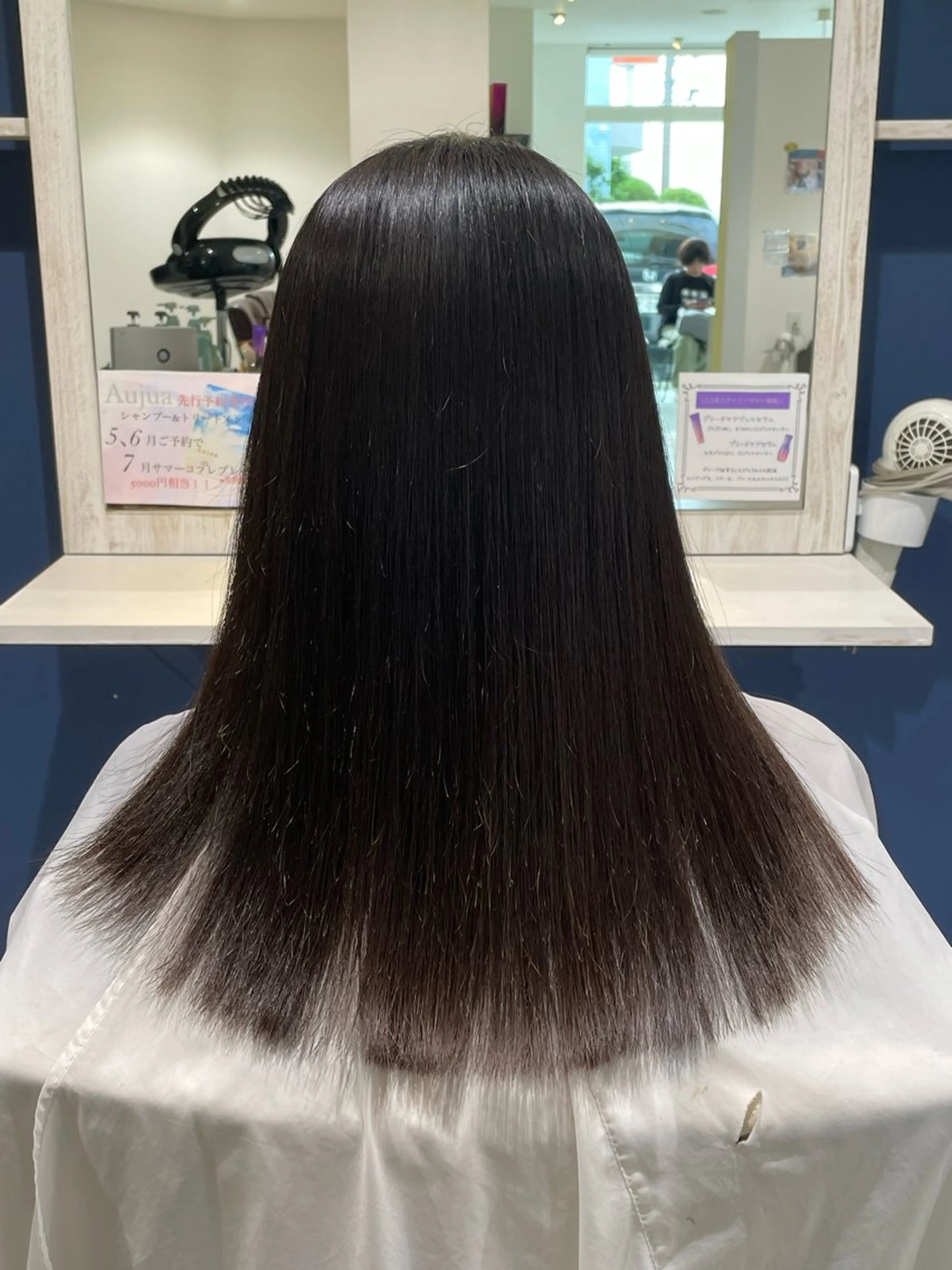 パーマ 縮毛矯正 ストレートパーマ 富樫 摩耶のヘアスタイル