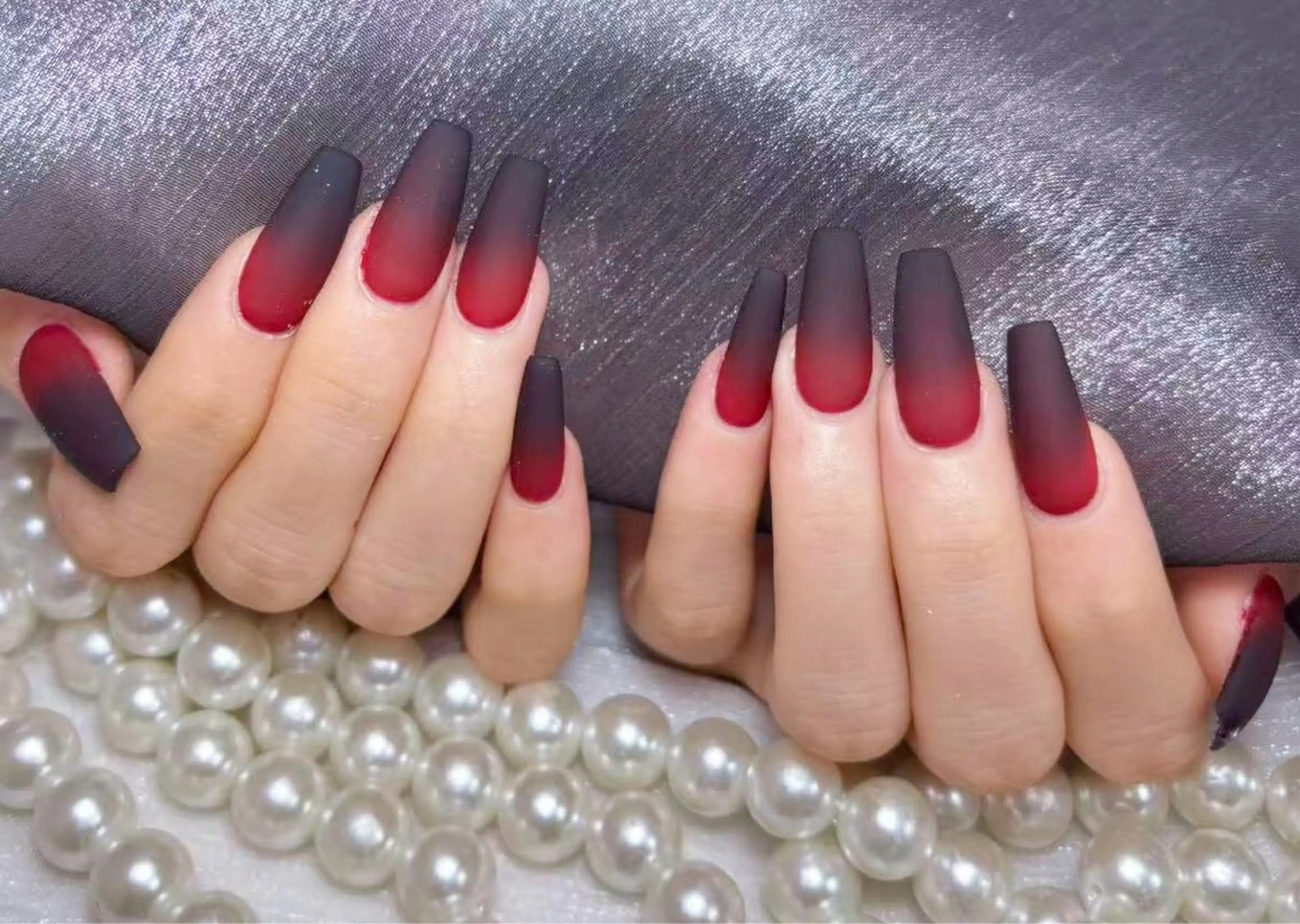 ネイル アートネイル オーロラネイル ガーリー キラキラネイル 韓国ネイル ハンドネイル ハンドケア DEMAIN- 🌸のネイルデザイン