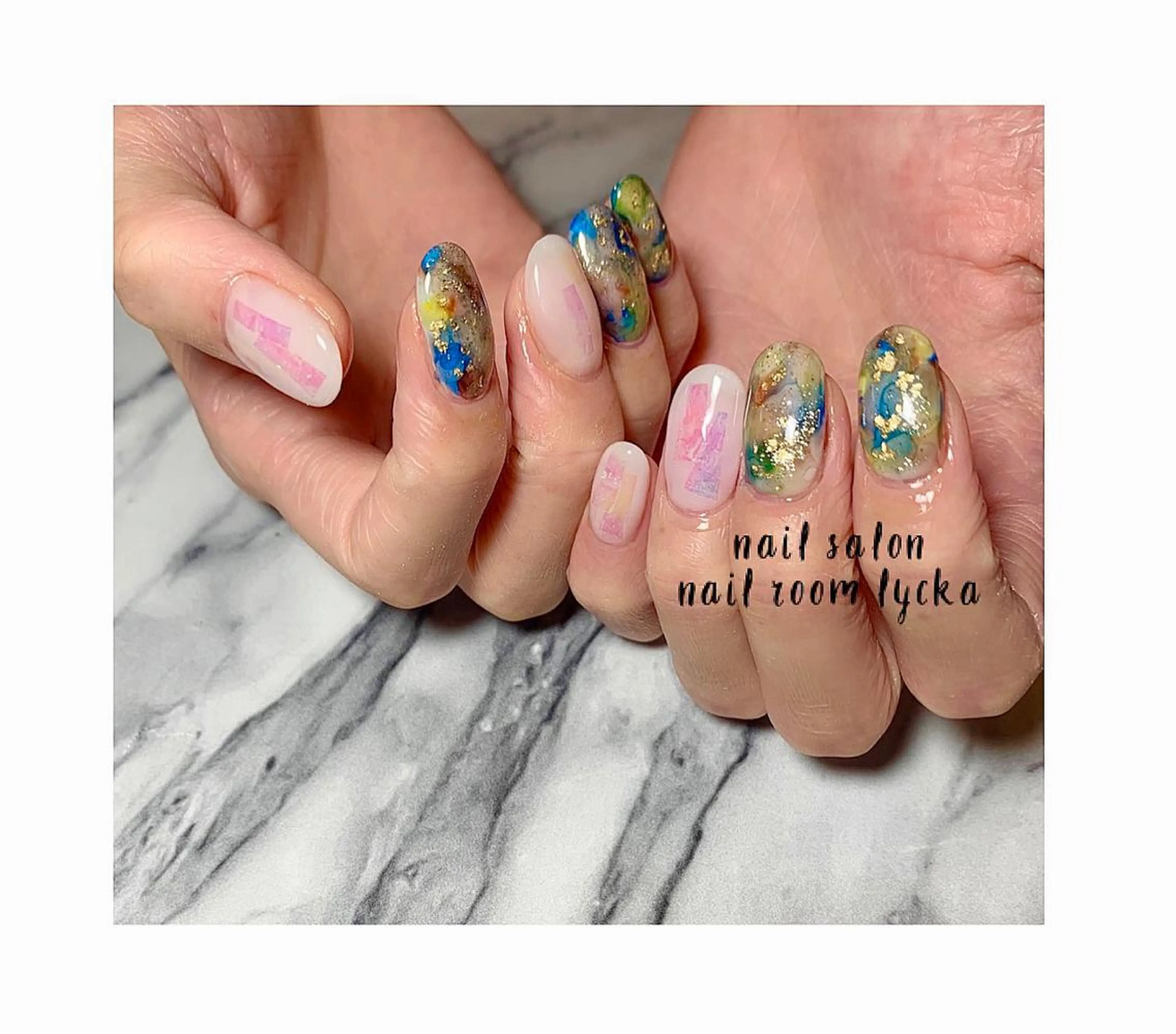 ネイル ﾈｲﾙﾙｰﾑﾘｯｶ 𝐦𝐚𝐲𝐮のネイルデザイン