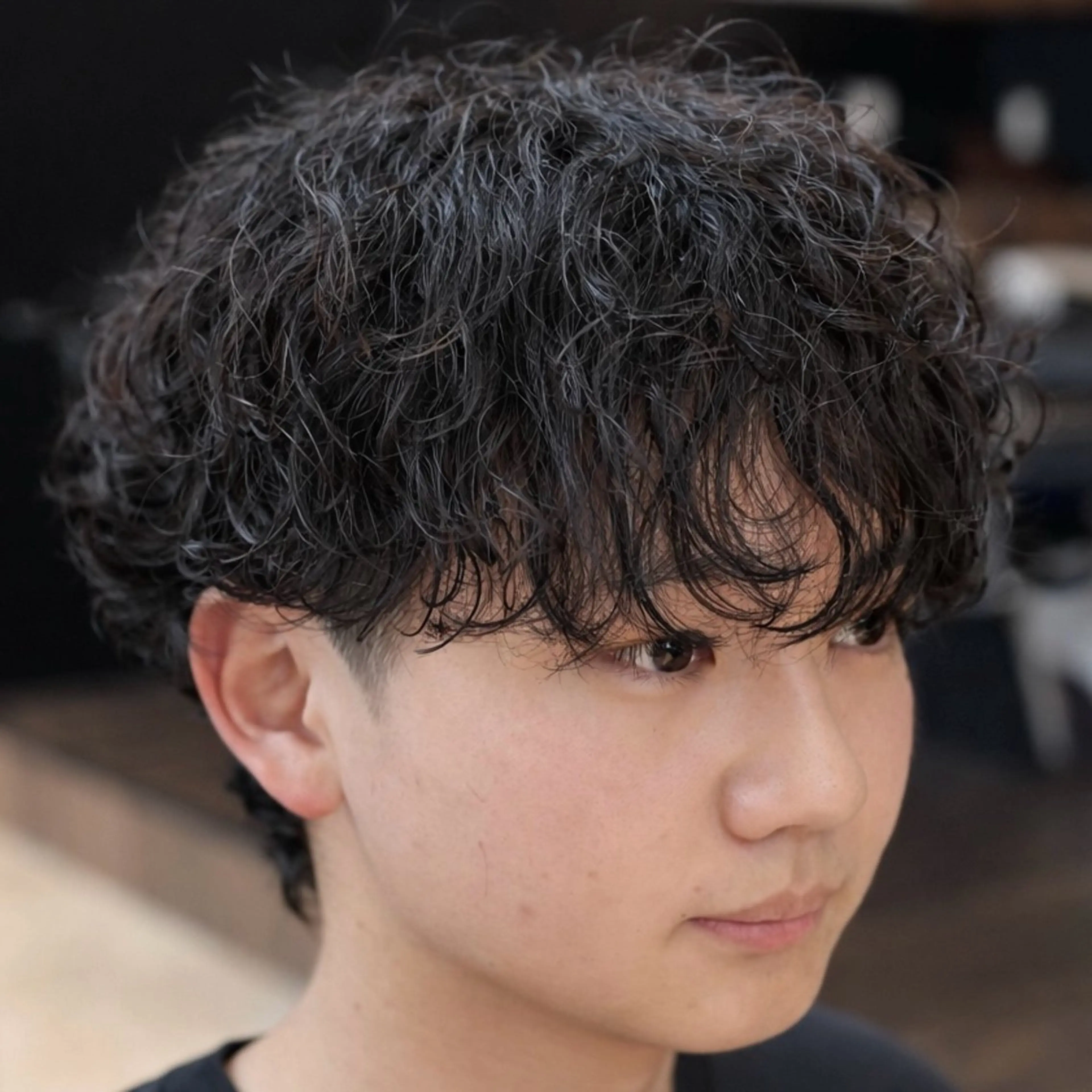 パーマ メンズ マッシュウルフ マッシュ メンズパーマ 刈り上げ メンズウルフカット カット パーマ 男の理想を叶える🔥 メンズパーマ特化|関のヘアスタイル