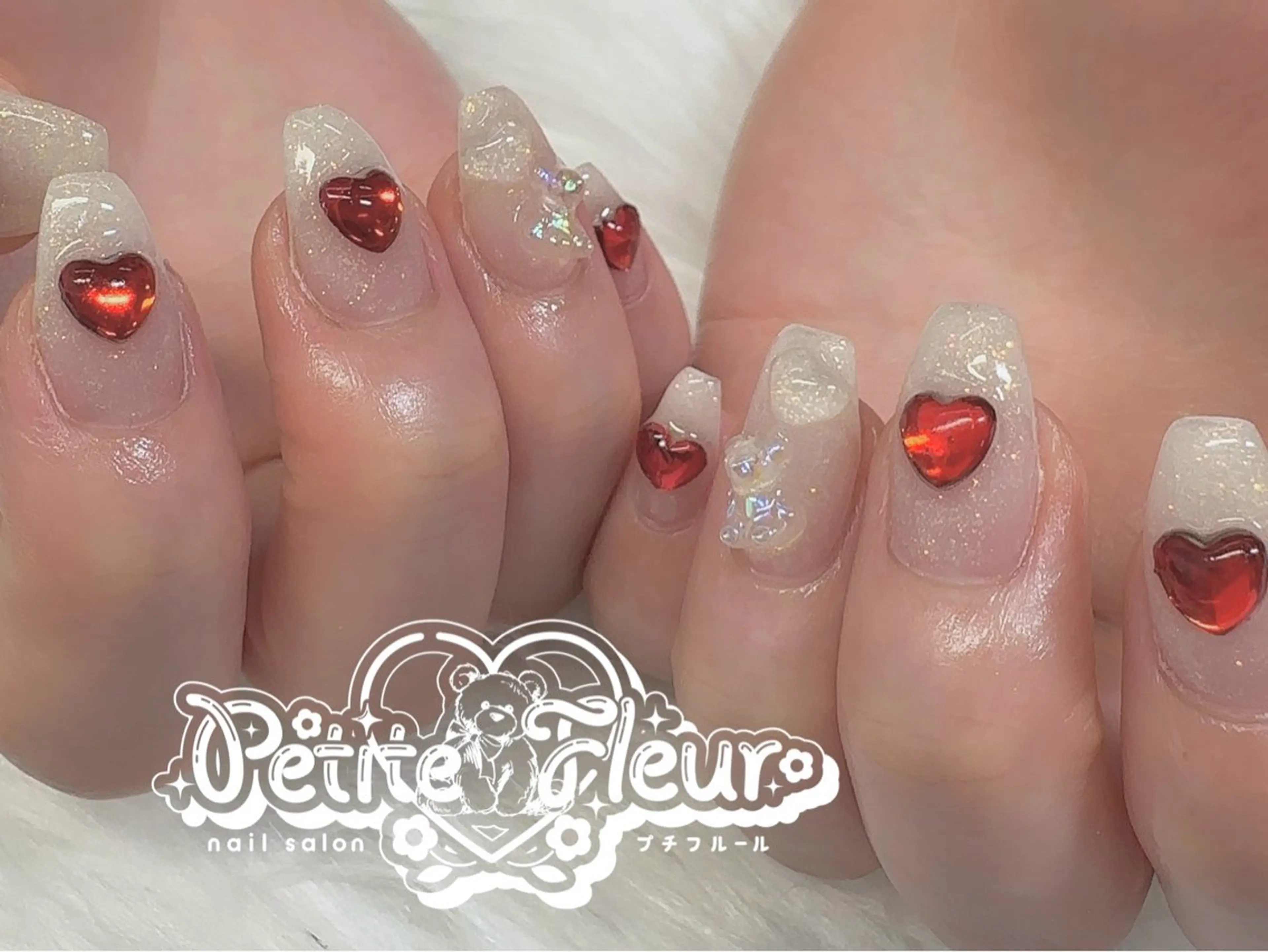 ネイル ハンドネイル ❁⃘*。Petite fleur❁⃘*りさのネイルデザイン