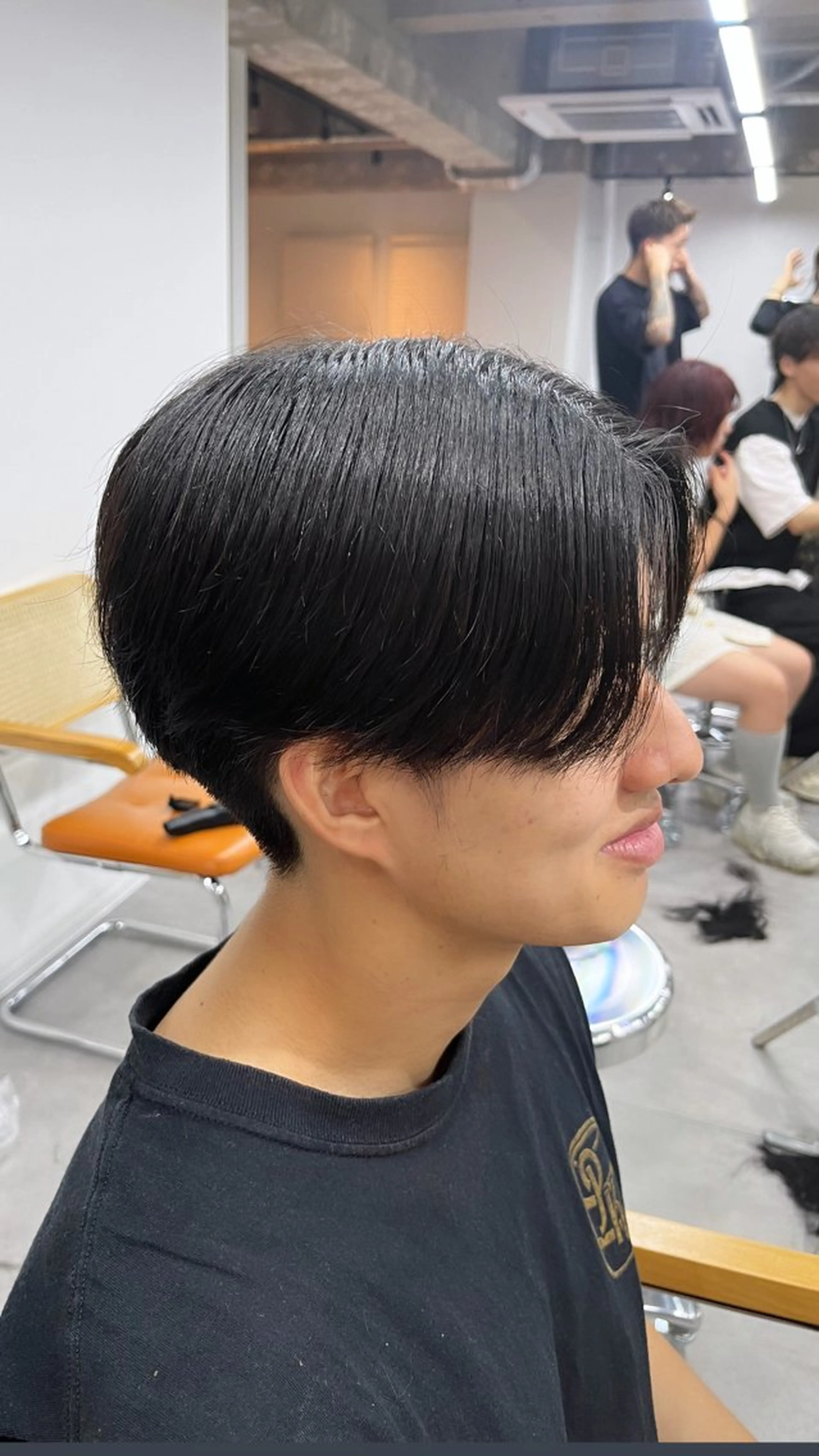 メンズ センターパート KOUTA/ ブリーチ特化⭐️のヘアスタイル