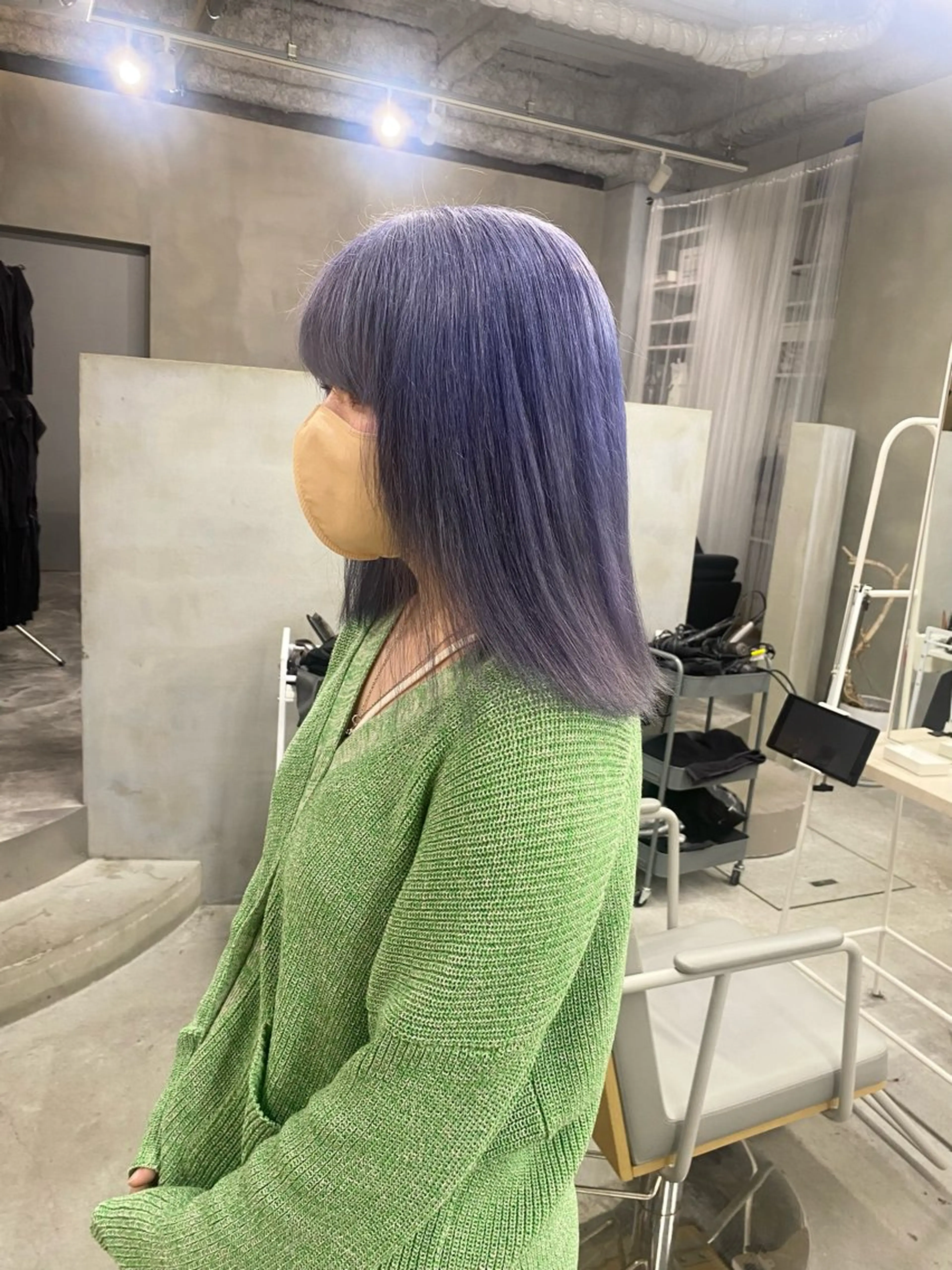 ミディアム カラー ヘアカラー qulim所属・前橋 姫奈のヘアスタイル