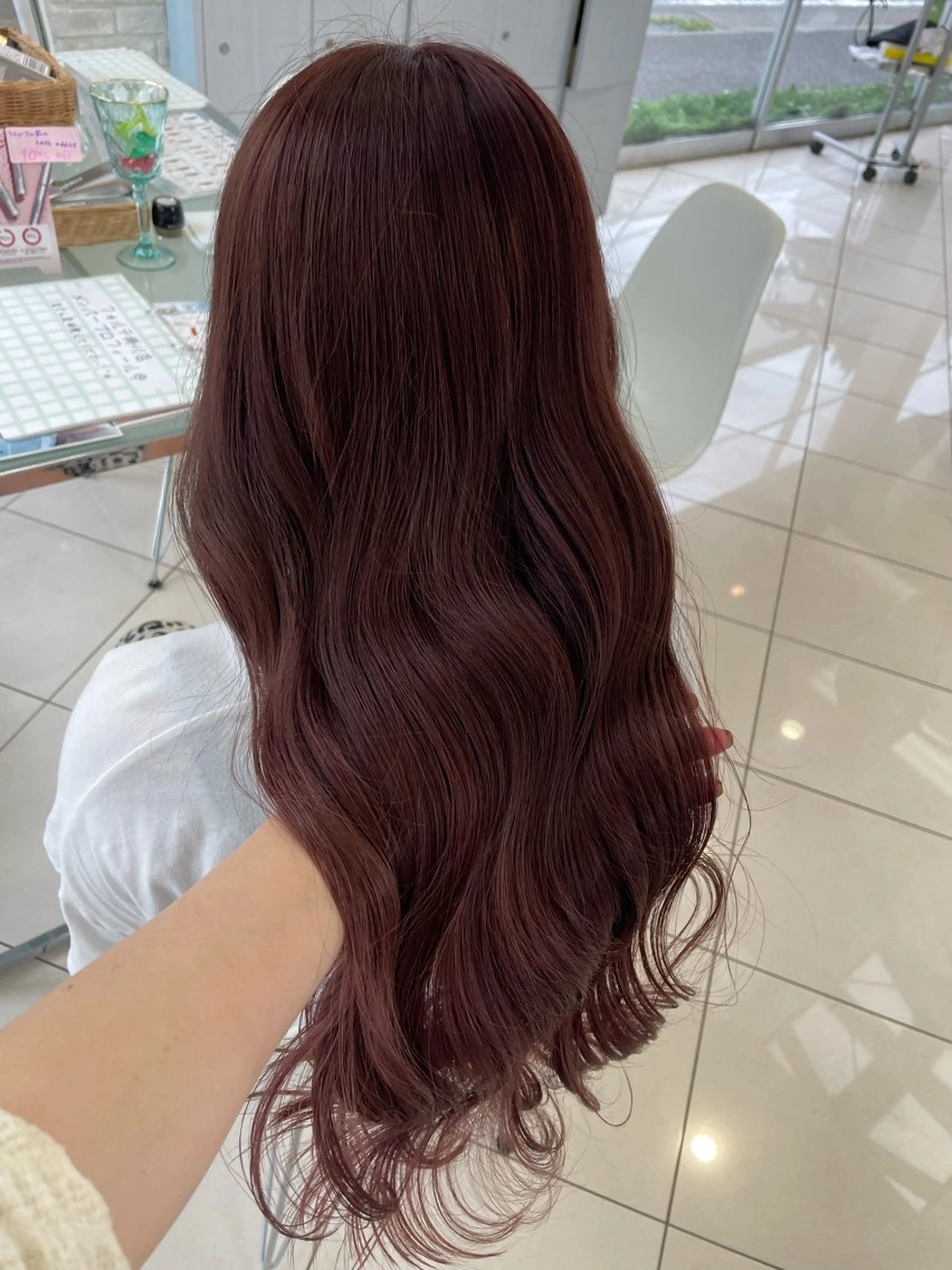 ロング ヘアカラー トリートメント 盛れる韓国ヘア🩰/ 透明感カラー/華のヘアスタイル