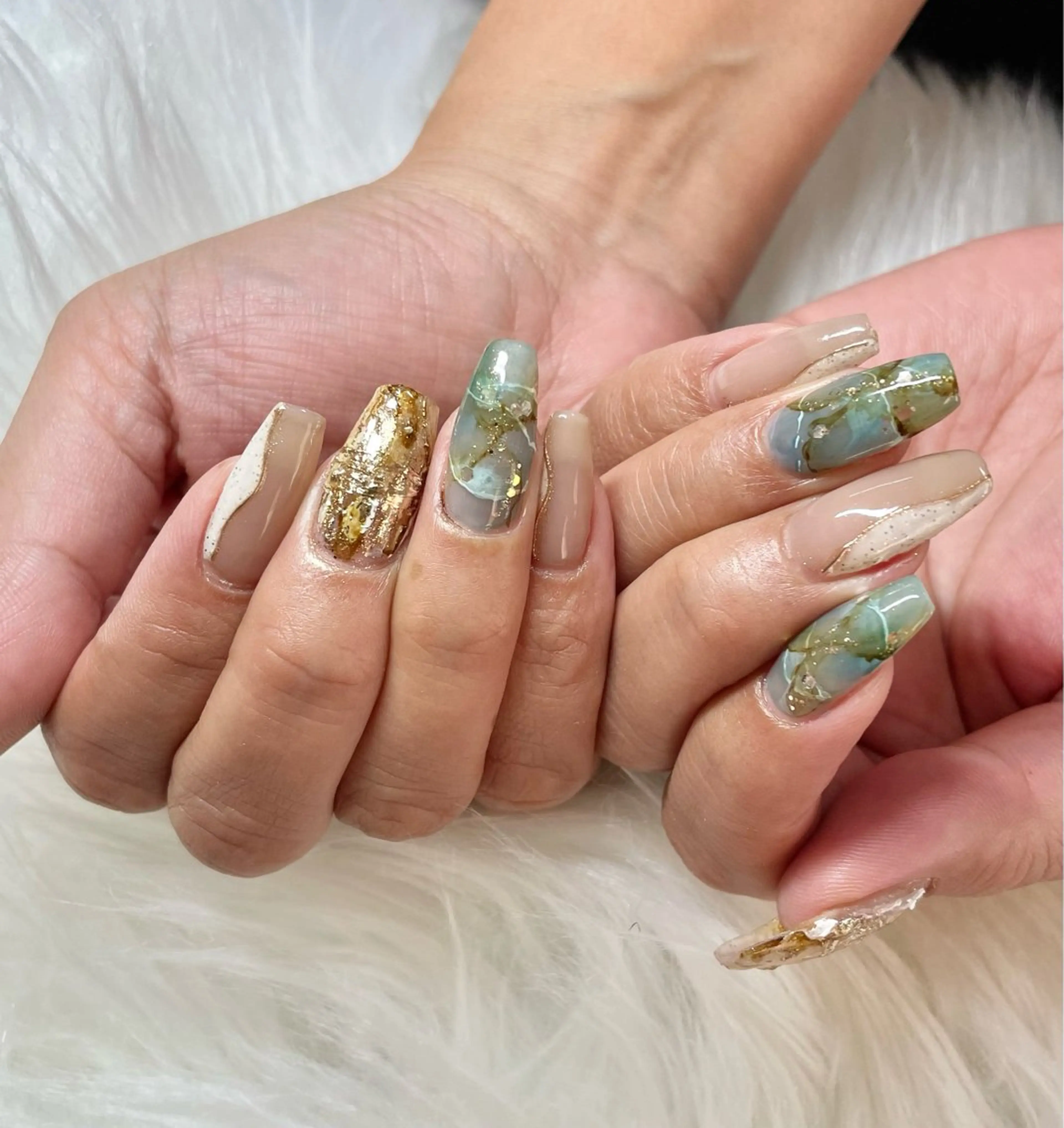 ネイル ハンドネイル nail salon HIRUKANAのネイルデザイン