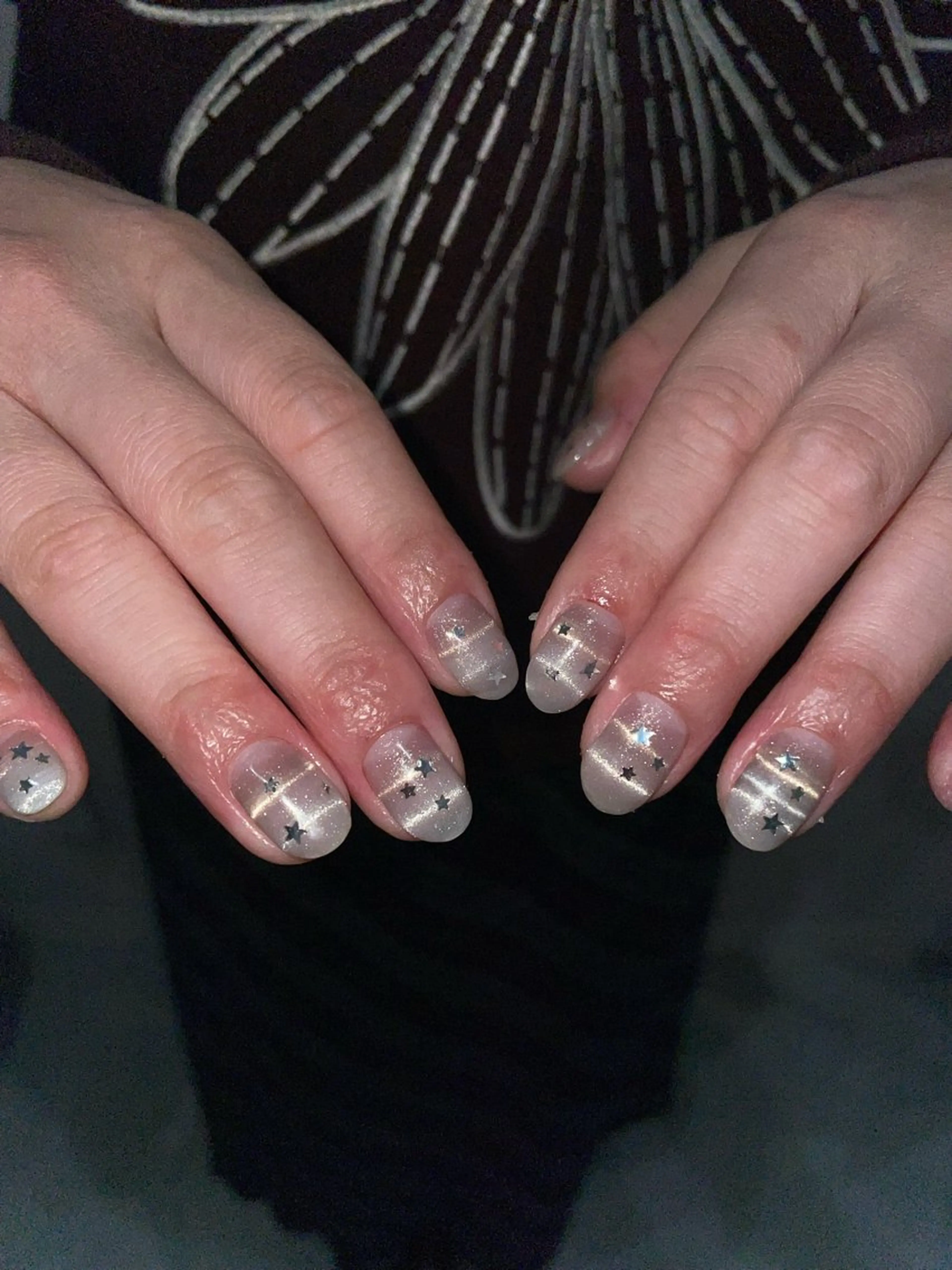 ネイル マグネットネイル ハンドネイル GO TODAY 吉祥寺Glint所属・うの 韓国ﾈｲﾙ໒꒱⋆⭒˚のネイルデザイン