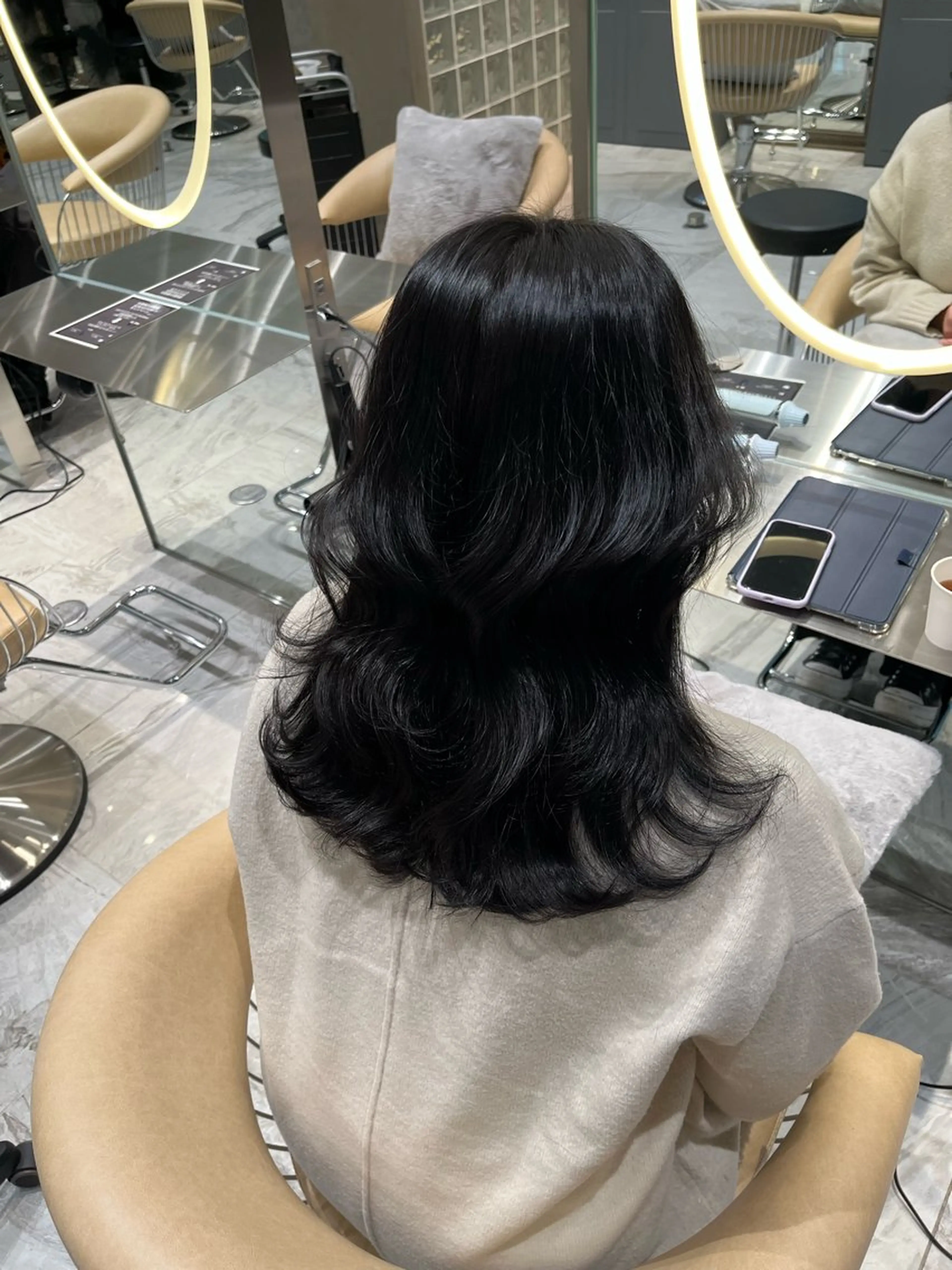 セミロング 大人ボブ/透明感 カラー/松原和志のヘアスタイル