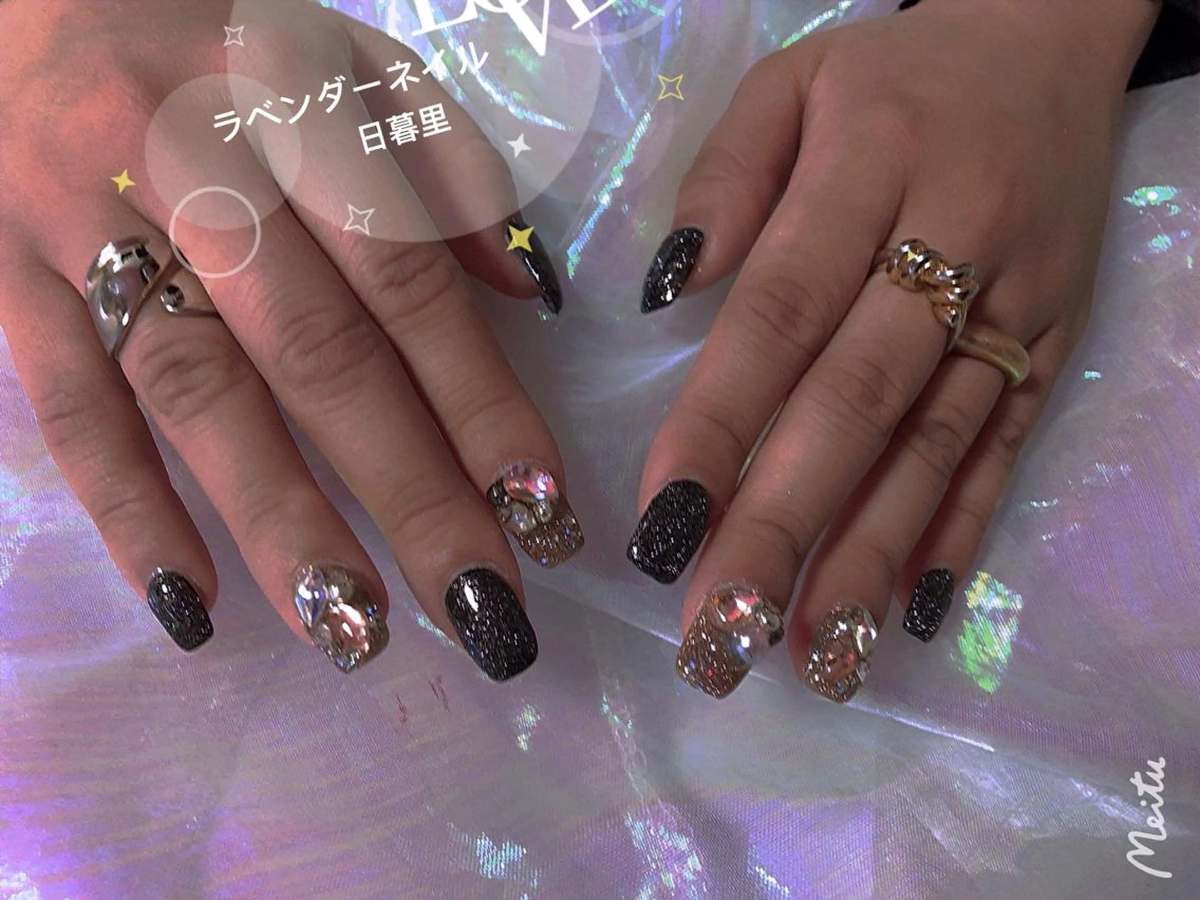 ネイル ラベンダー💖日暮里 ルル💖ネイルのネイルデザイン