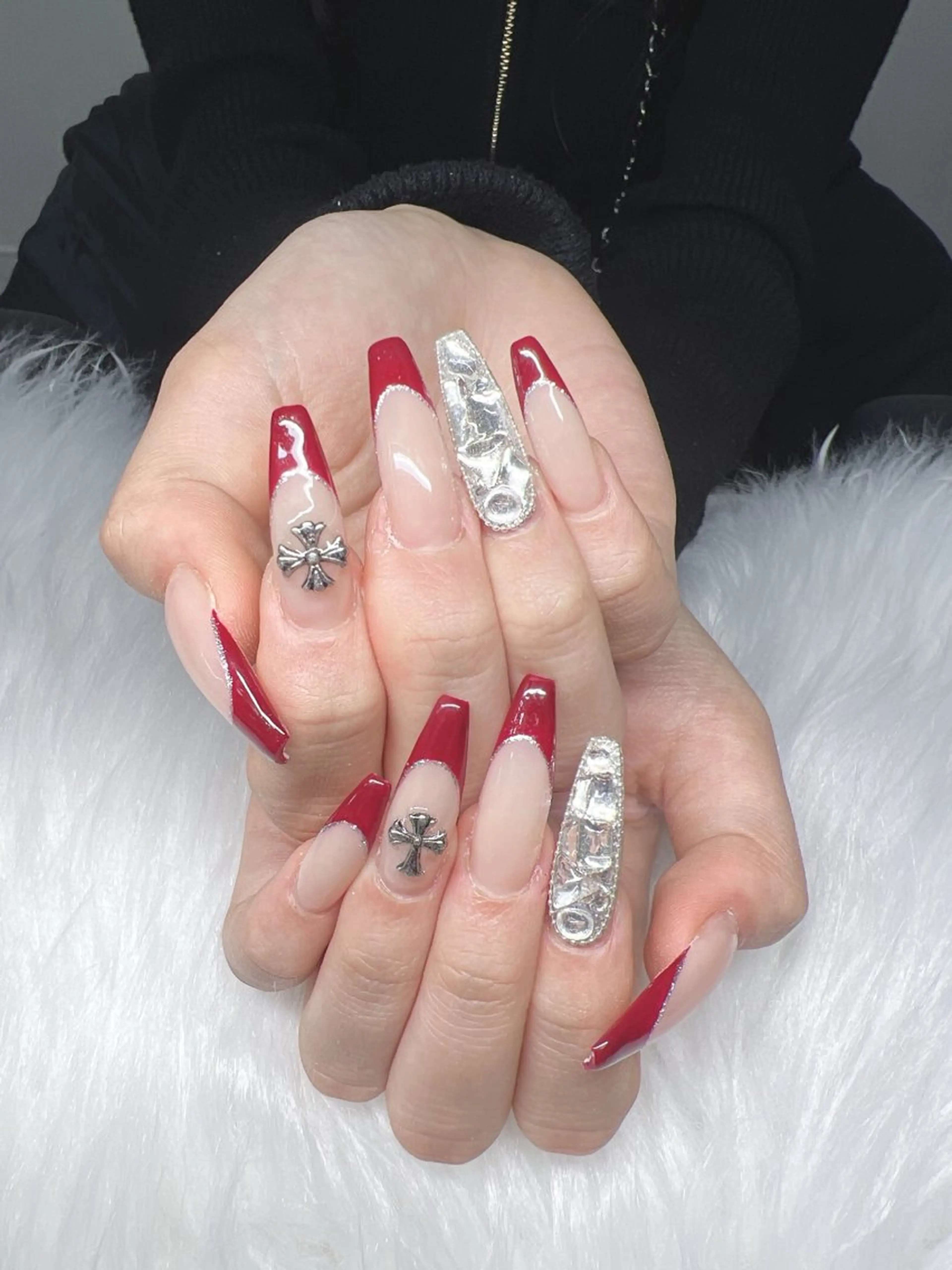 ネイル ハンドネイル Lee Nails チップ長さだし専門店のネイルデザイン