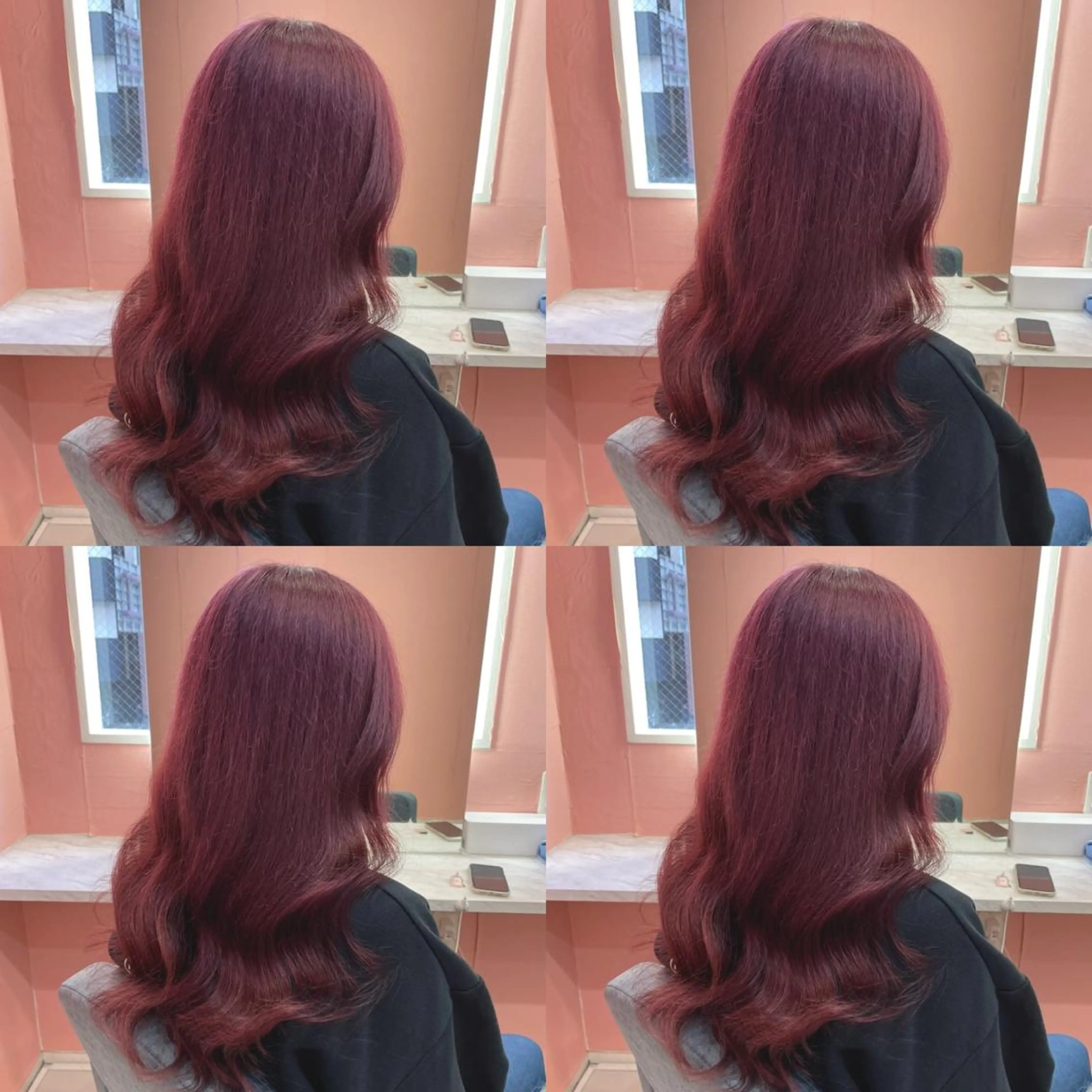 ロング カラー ピンクカラー バイオレットカラー 🌷MAYU 🌷のヘアスタイル