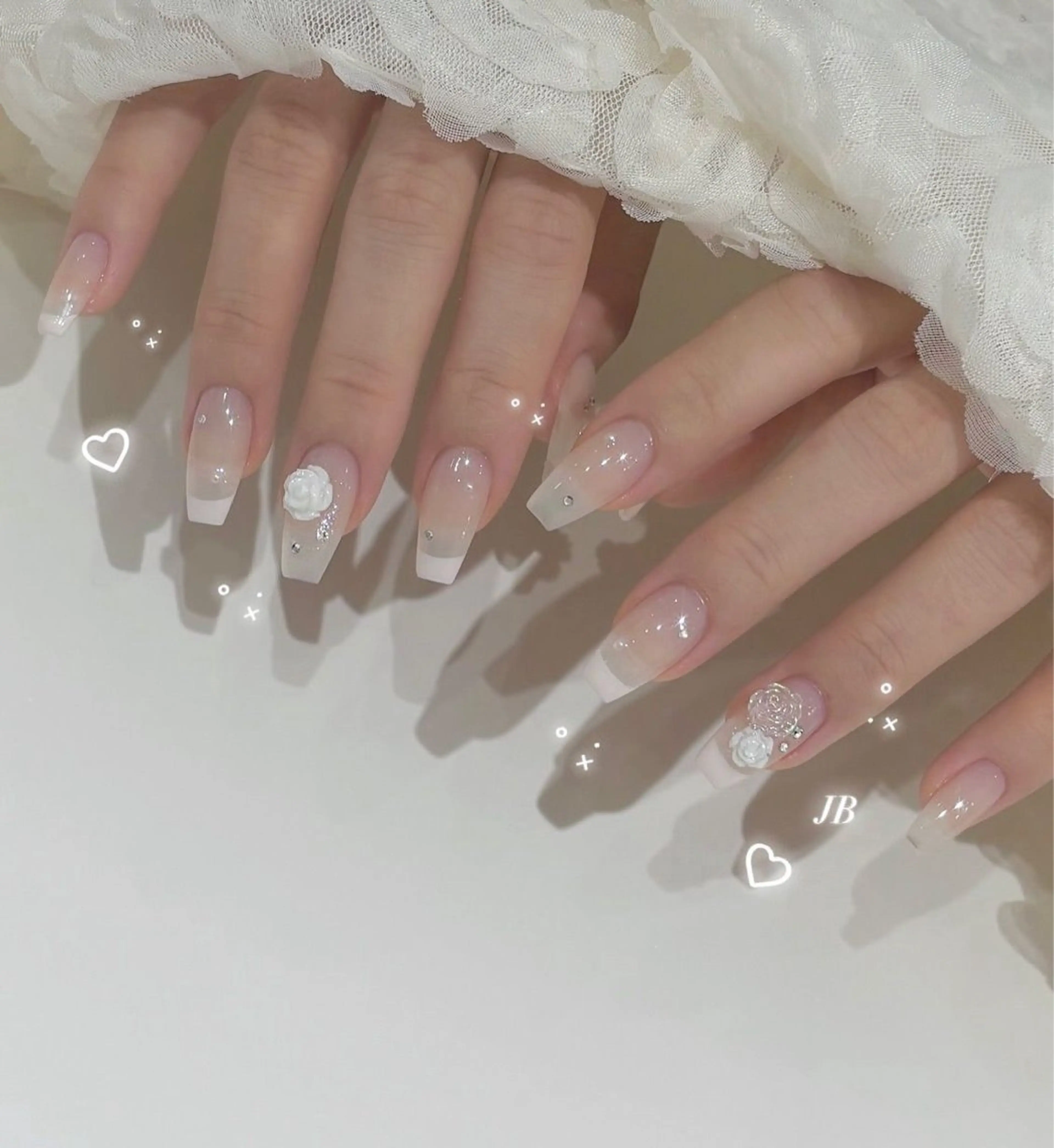 ネイル チークネイル フットネイル フレンチネイル グラデーション 韓国ネイル Ribbonnail salonのネイルデザイン