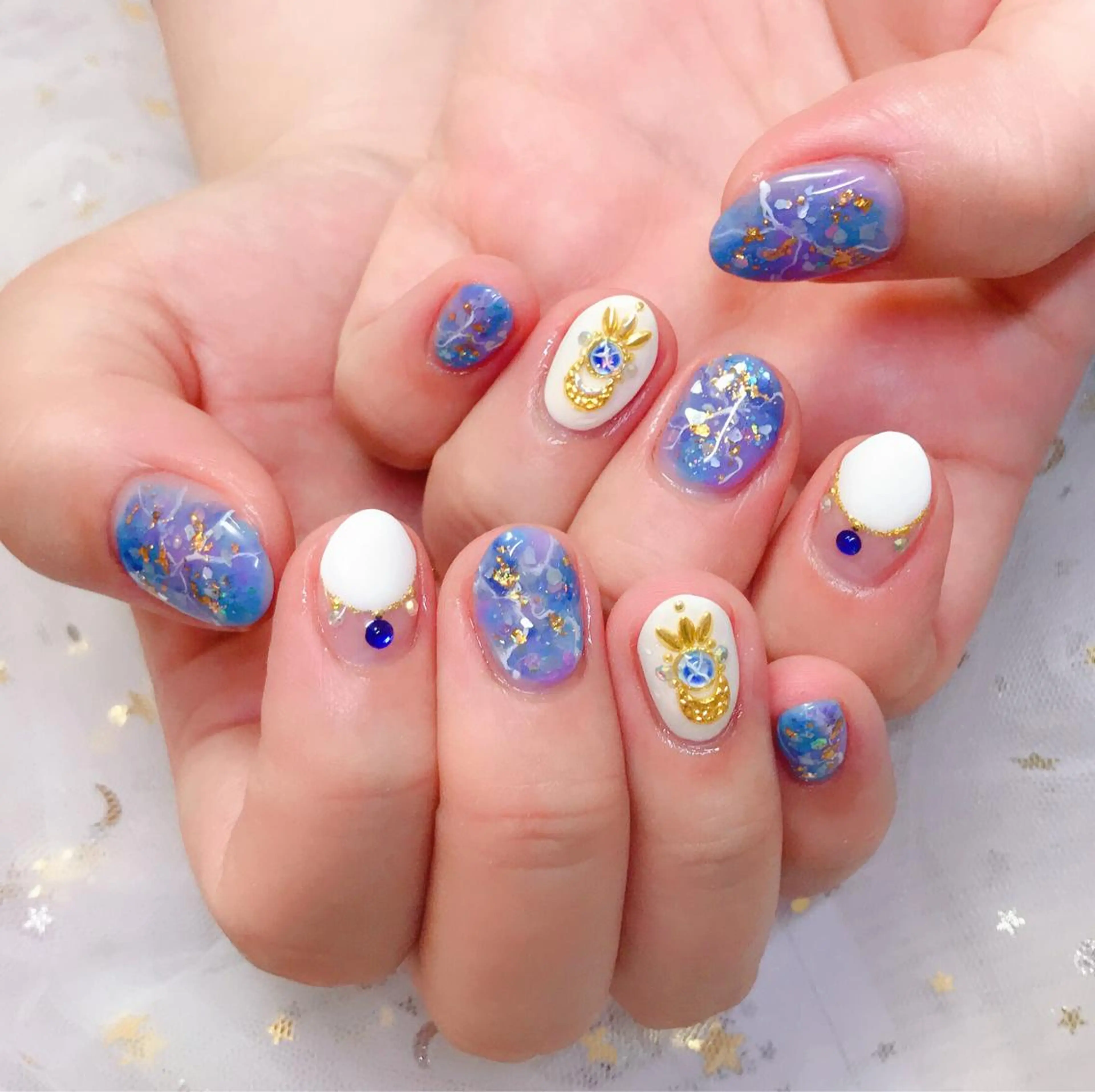 カラー ネイル Q Free nailsのネイルデザイン