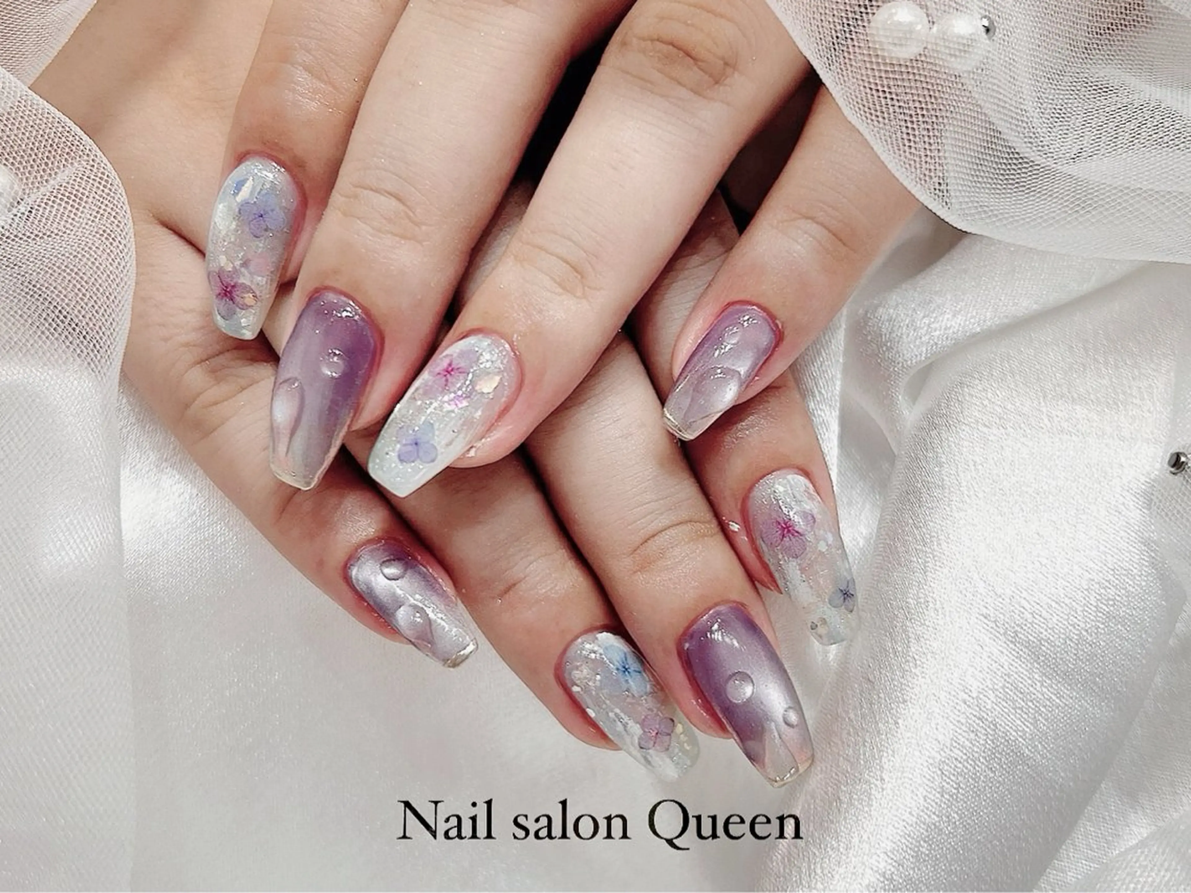 ネイル ハンドネイル ネイルサロンクイーン 東京/新宿/大久保のネイルデザイン