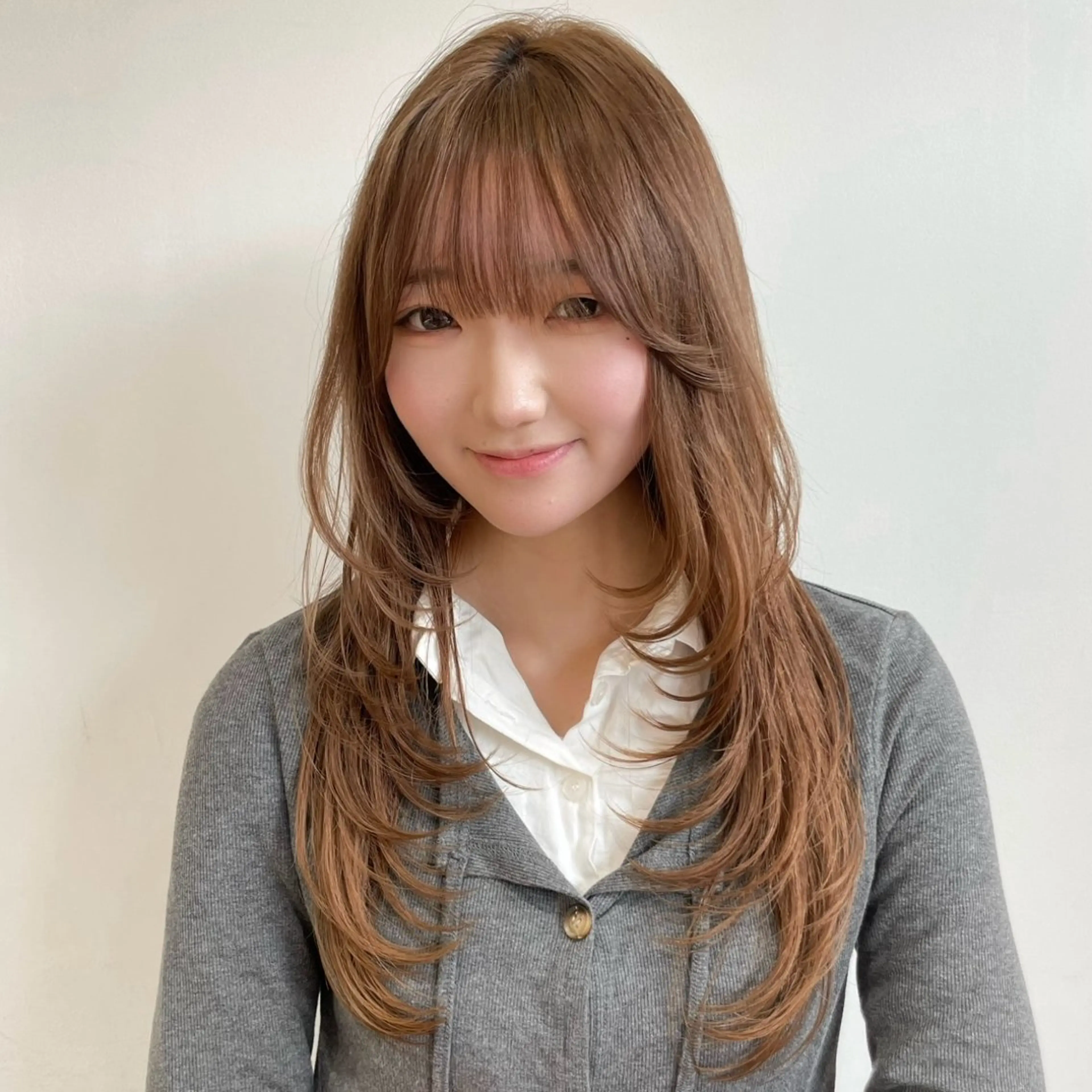 ロング カラー カット ヘアカラー トリートメント レイヤー/透明感 カラー✩.*˚チャンのヘアスタイル