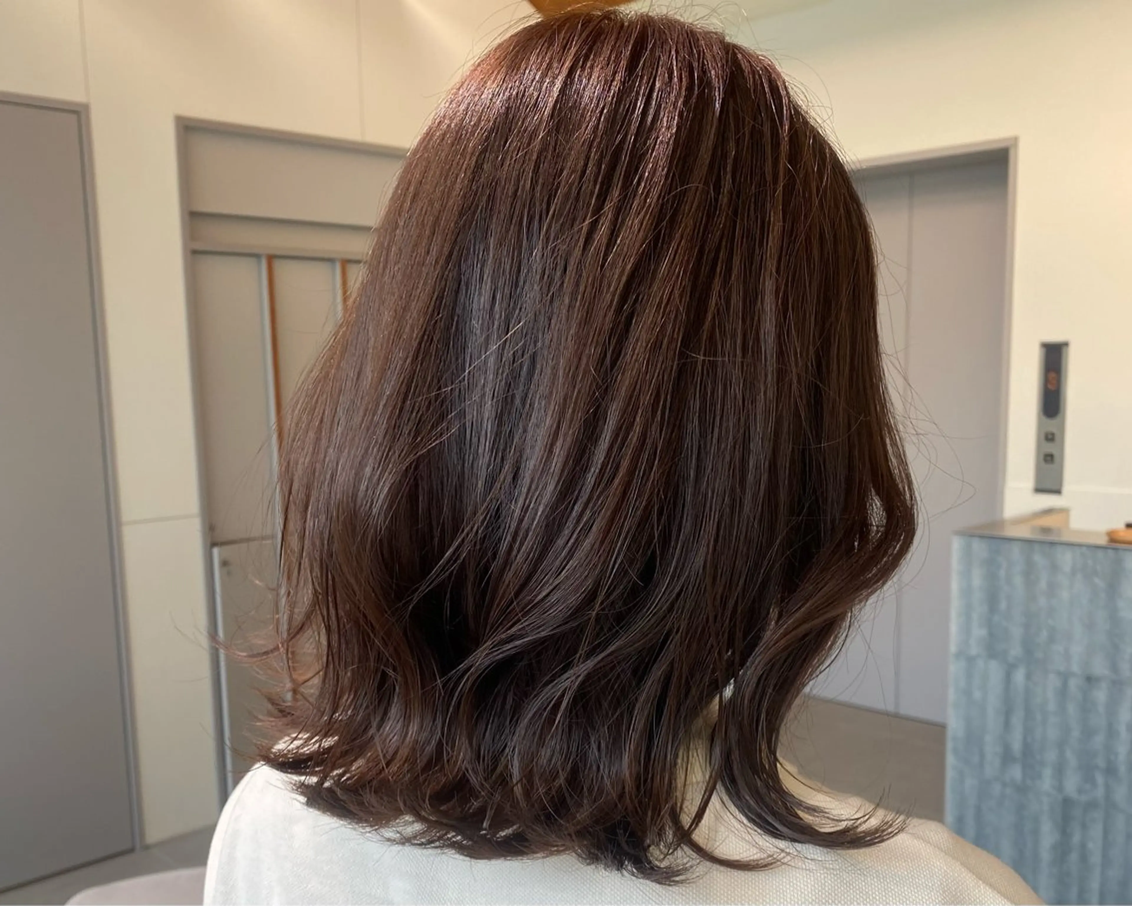 ミディアム 🎀透明感× 暖色カラーつな🎀のヘアスタイル