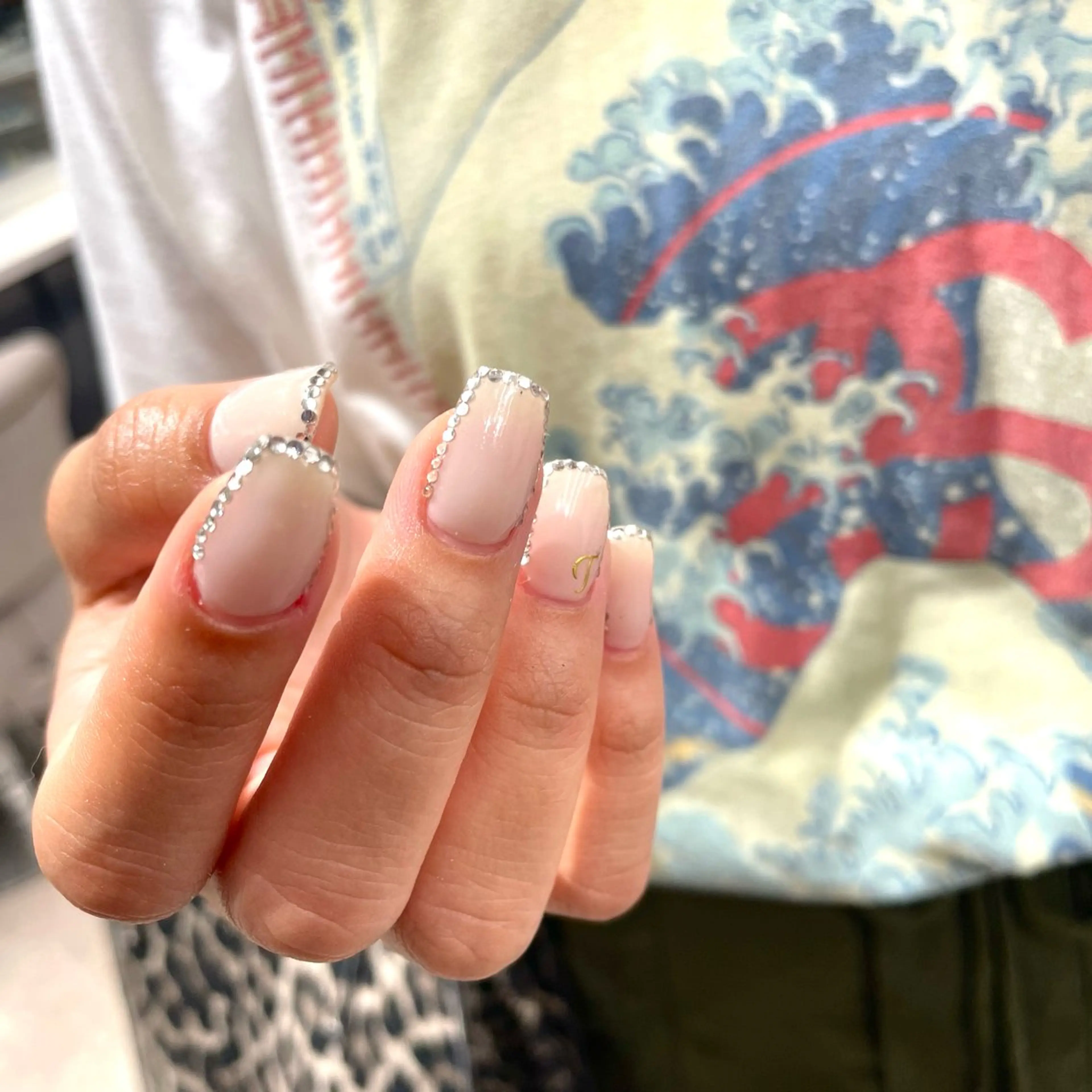 ネイル 🫧飛山琉桜/二条 ネイルアート/束感のマツエク・マツパデザイン