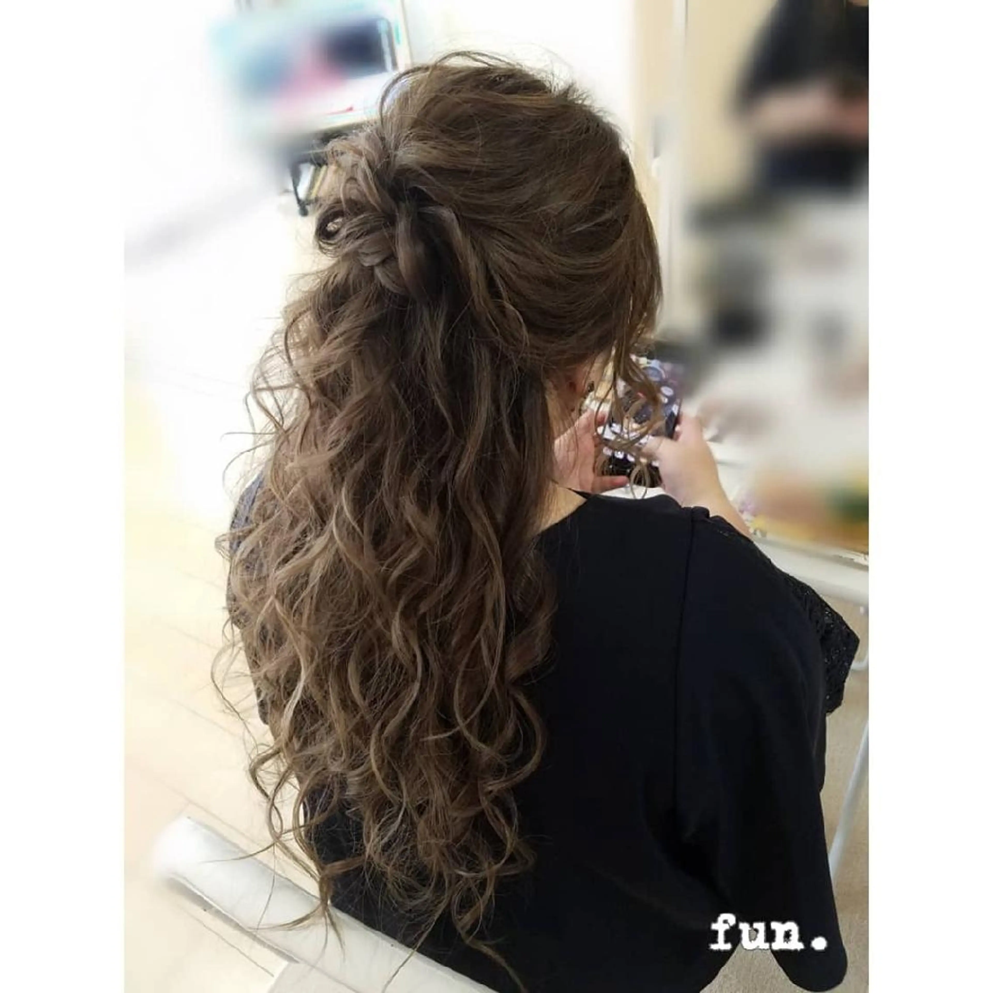 ロング ヘアアレンジ fun./ヘアセット /エクステ/着付のその他イメージ