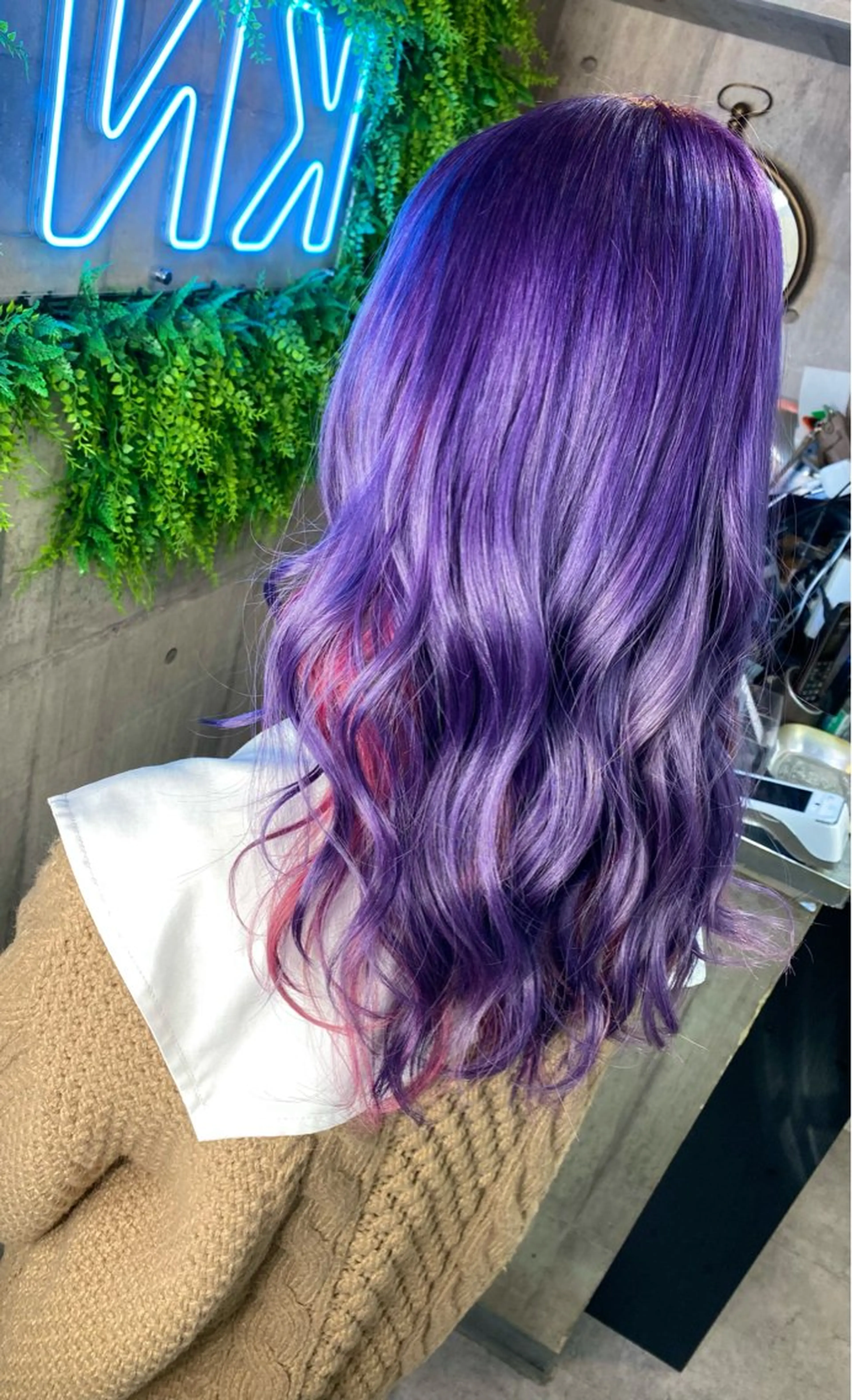 ミディアム ヘアカラー トリートメント 國分 伸也のヘアスタイル