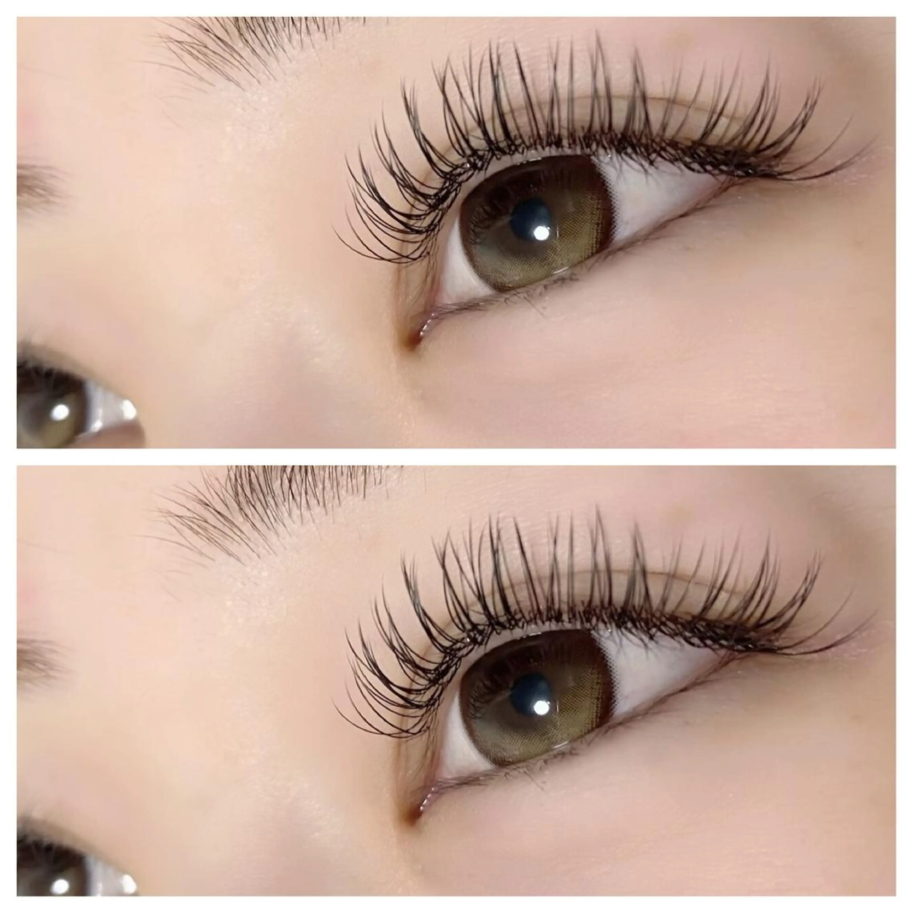 マツエク・マツパ 付け放題 キュート フラットラッシュ KOU.所属・eye Natsumiのマツエク・マツパデザイン