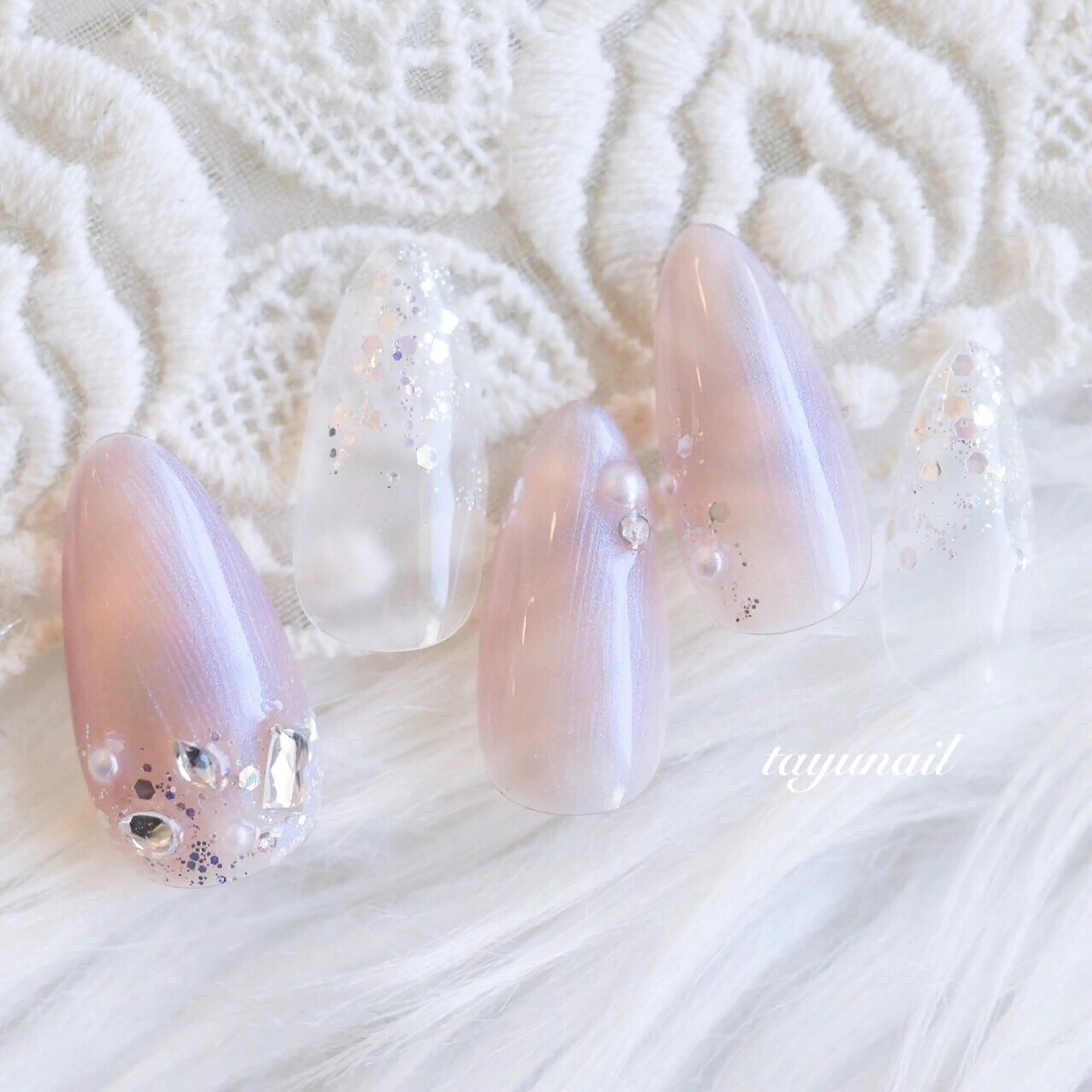 ネイル アートネイル ジェルネイル パラジェル ハンドネイル ネイルサロン・ネイルスクール　たゆnail所属・ネイルサロン 【たゆnail】のネイルデザイン