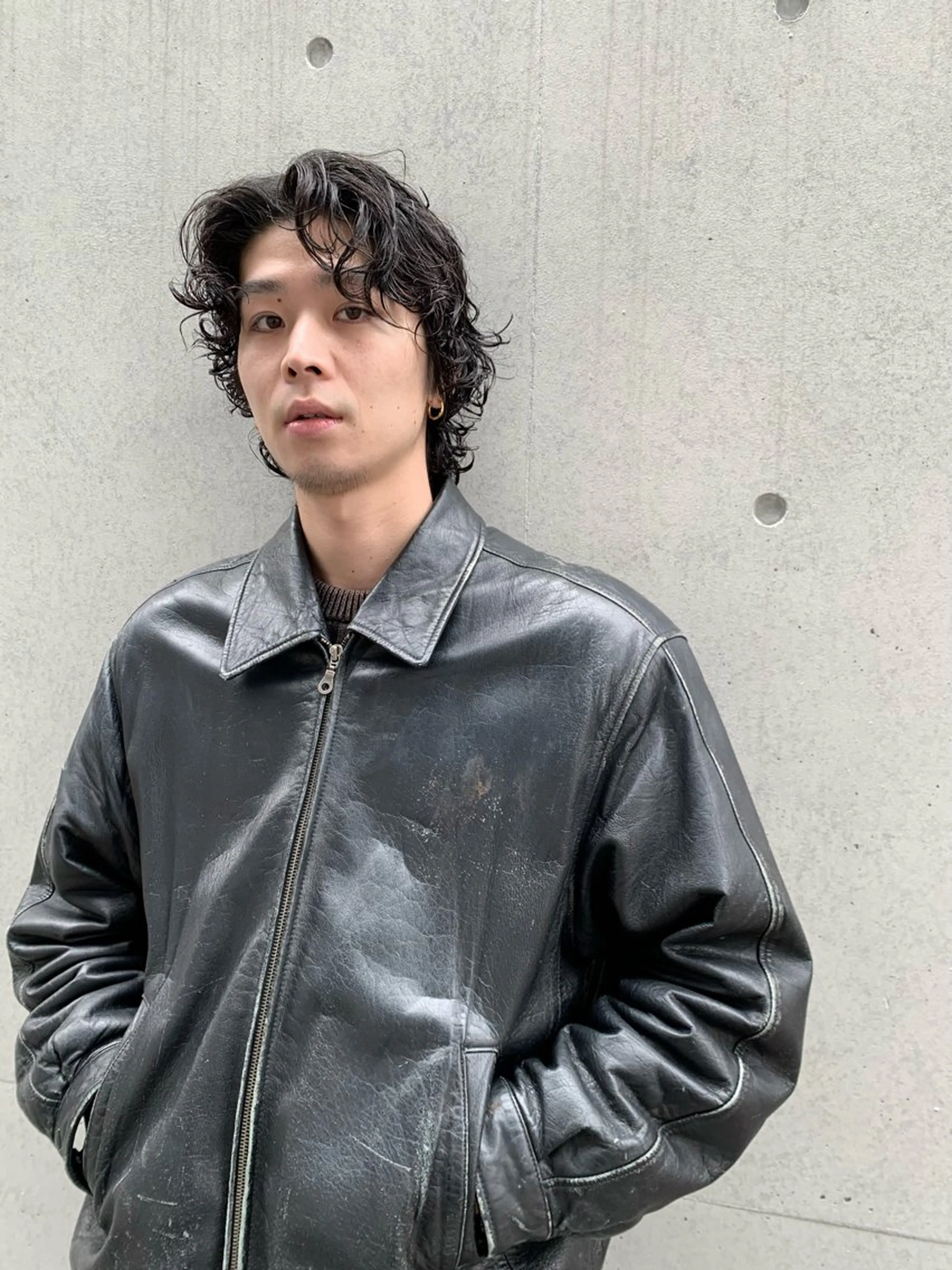 パーマ メンズ 佐藤 大翔のヘアスタイル