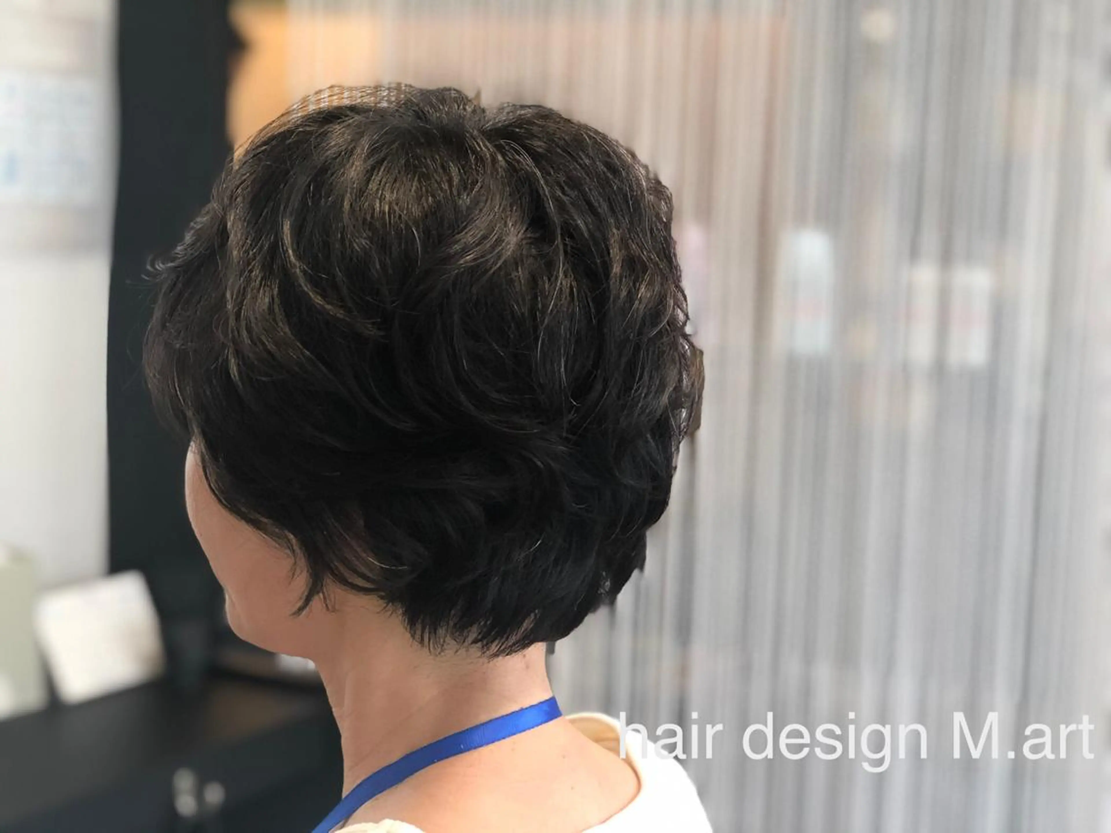 ショート パーマ カット パーマ 若泉 真梨のヘアスタイル