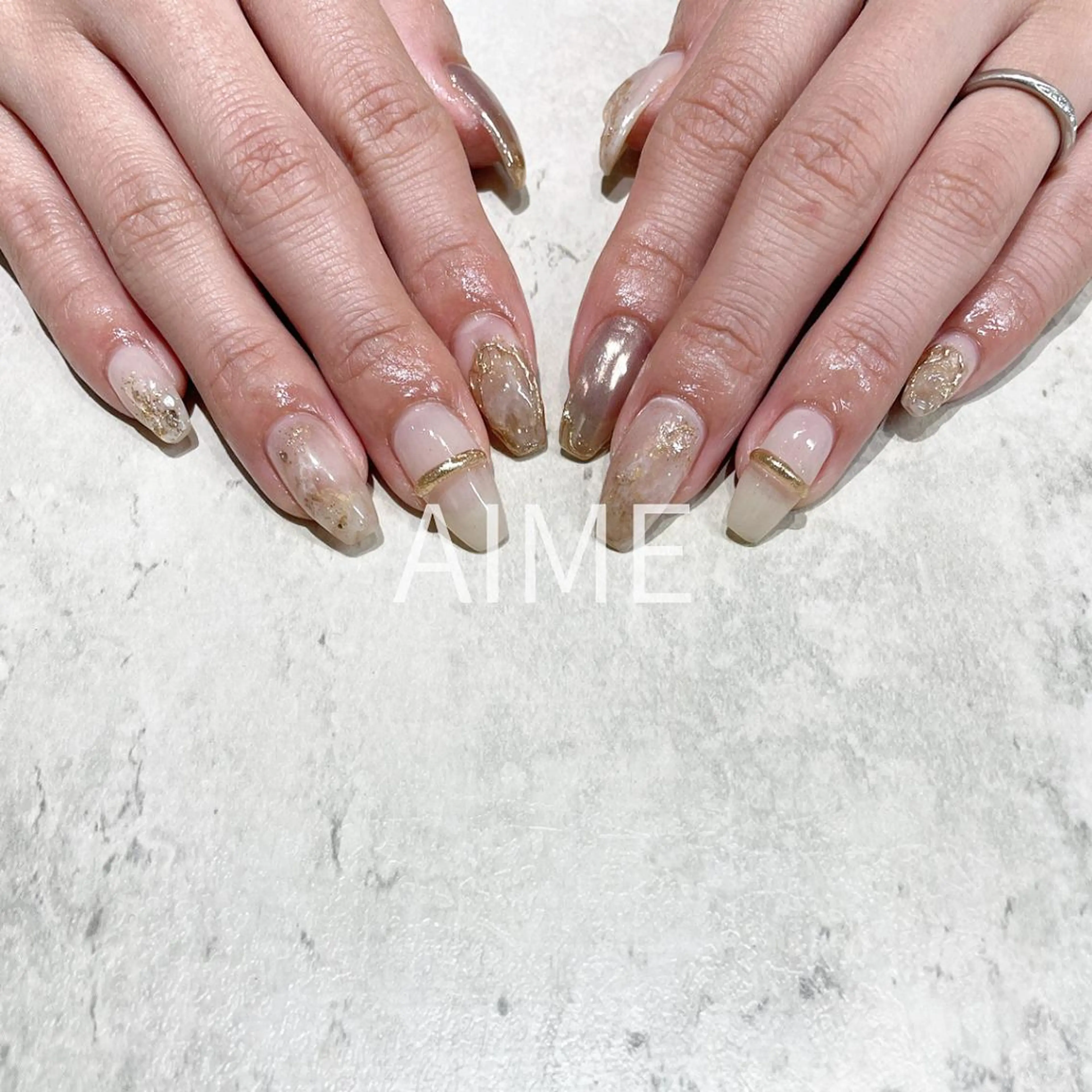 ネイル ハンドネイル AIME （momo）のネイルデザイン