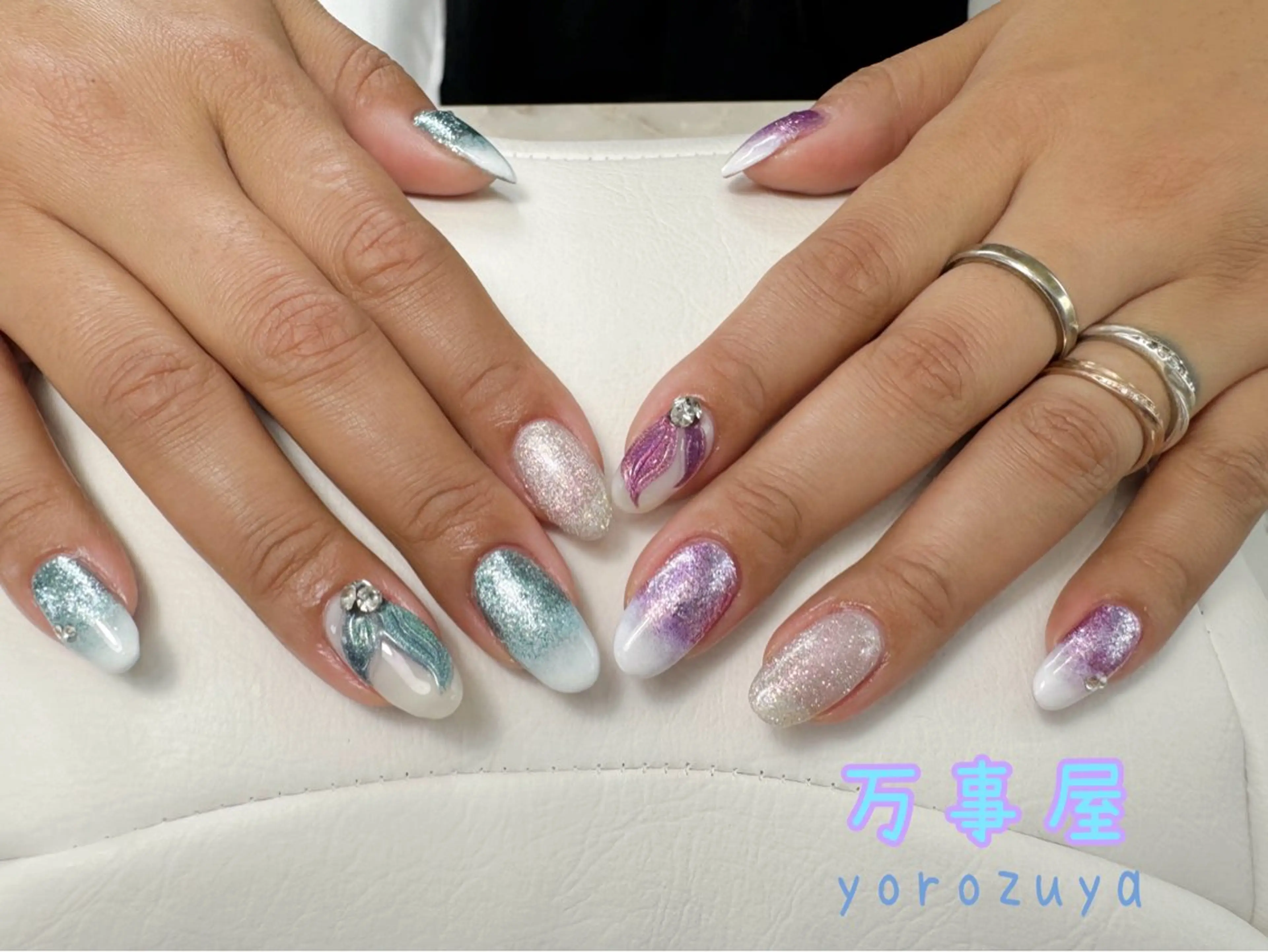 ネイル 持ち込み ハンドネイル ☆ YOROZUYA..のネイルデザイン