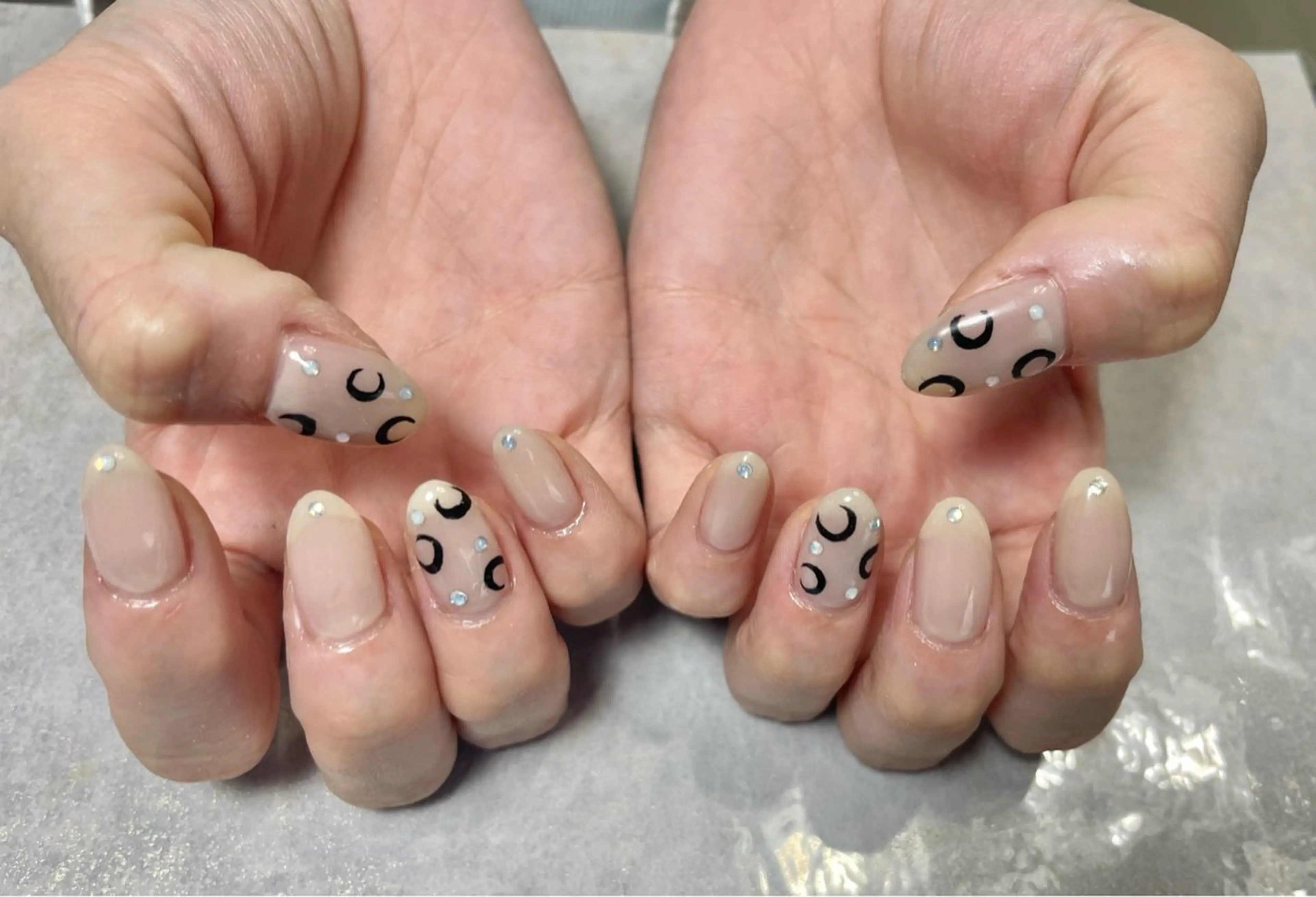 ネイル アートネイル ジェルネイル パラジェル シンプルネイル BLANCEnail所属・BLANCnail yuuのネイルデザイン