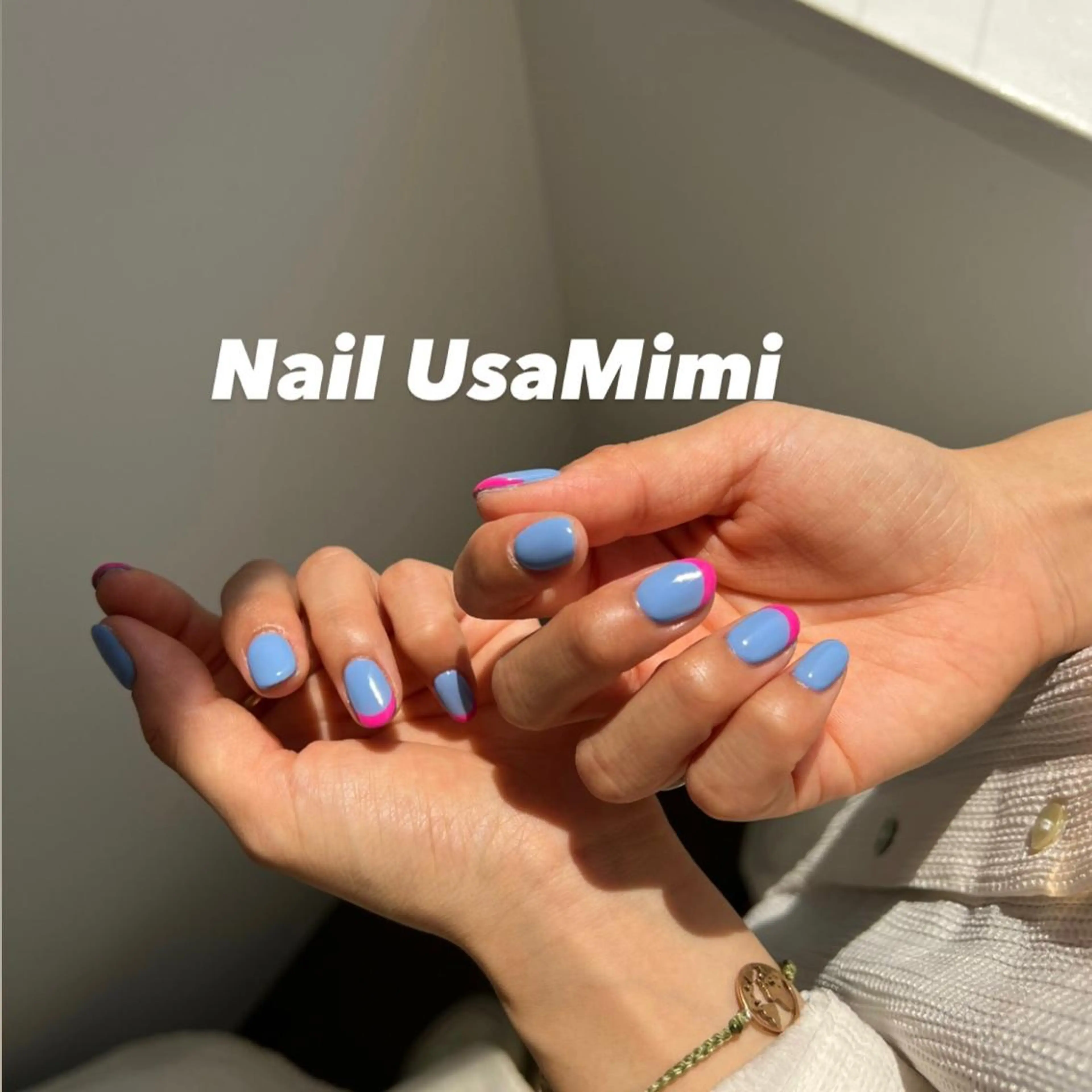 ネイル クリアネイル フットネイル ジェルネイル マグネットネイル 持ち込み 本町ネイルNail UsaMimiのネイルデザイン