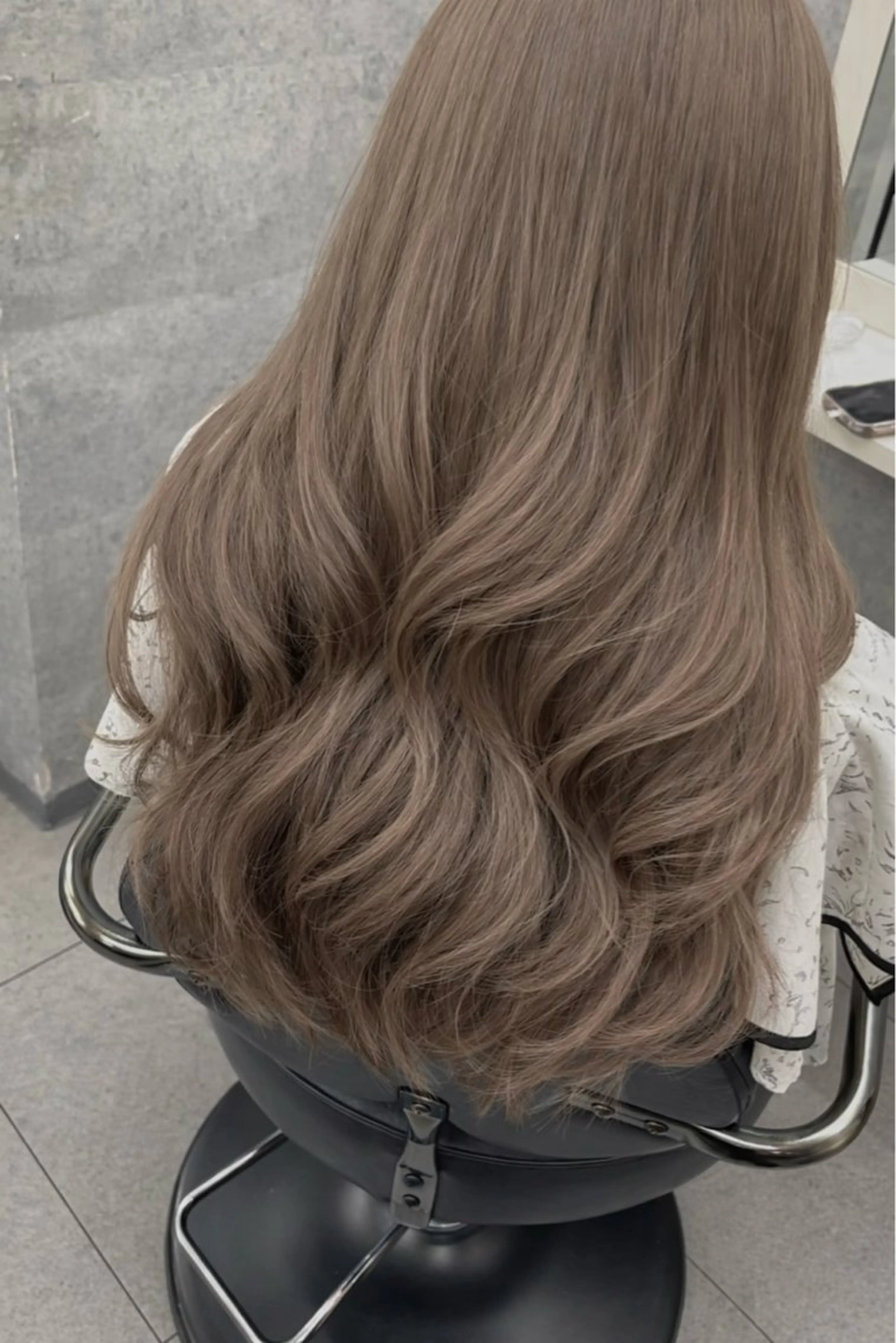 ロング カラー カット ヘアカラー トリートメント ダブルカラー 新宿のヘアスタイル