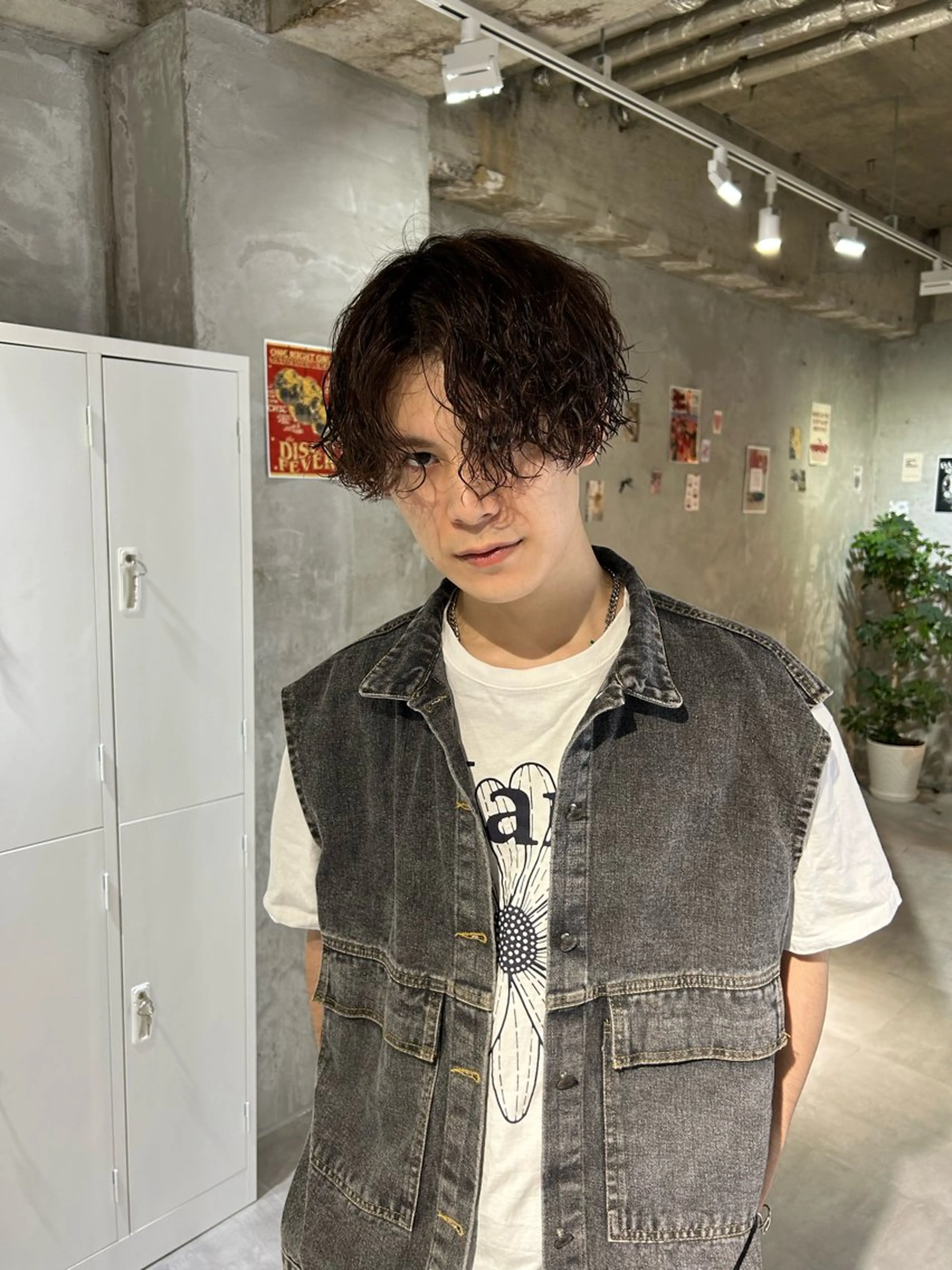 パーマ メンズ 透明感カラー/メンズ /ボブKanna🪄のヘアスタイル