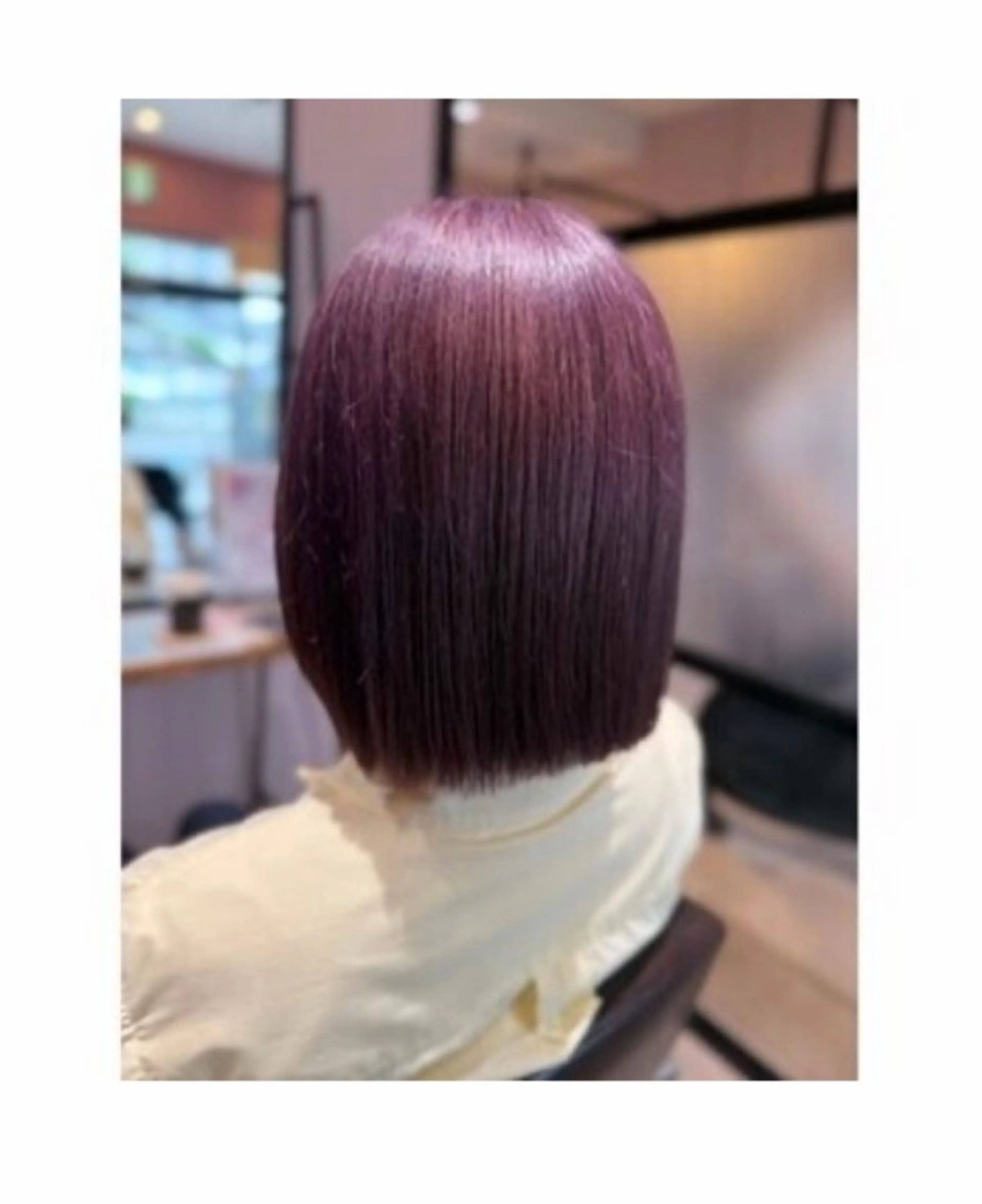 カラー ヘアカラー 梶 瑞希のヘアスタイル