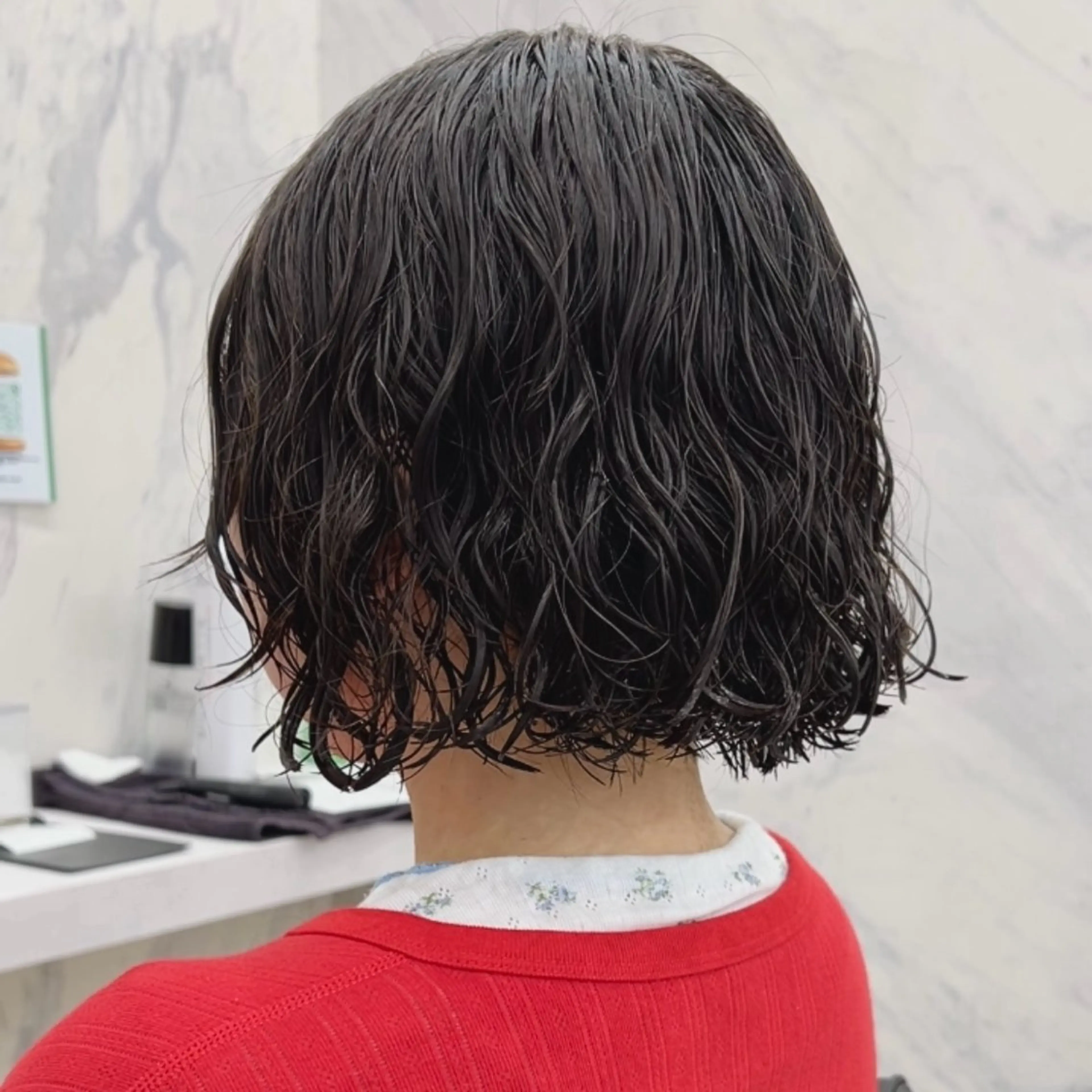 ショート パーマ カット パーマ トリートメント 海/ボブ /パーマのヘアスタイル