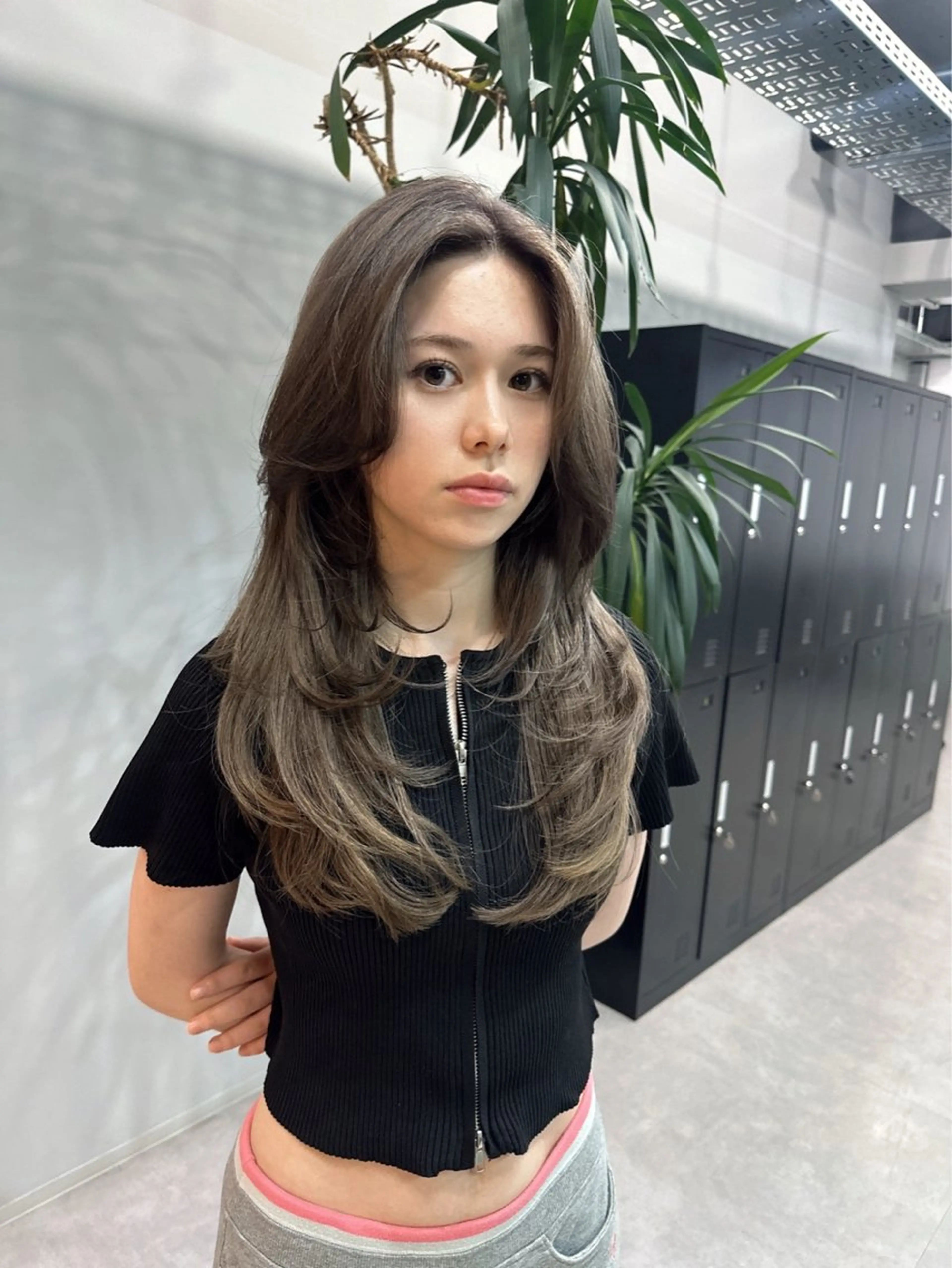 ロング カット ヘアカラー Ruika/海外ヘア /レイヤーカットのヘアスタイル