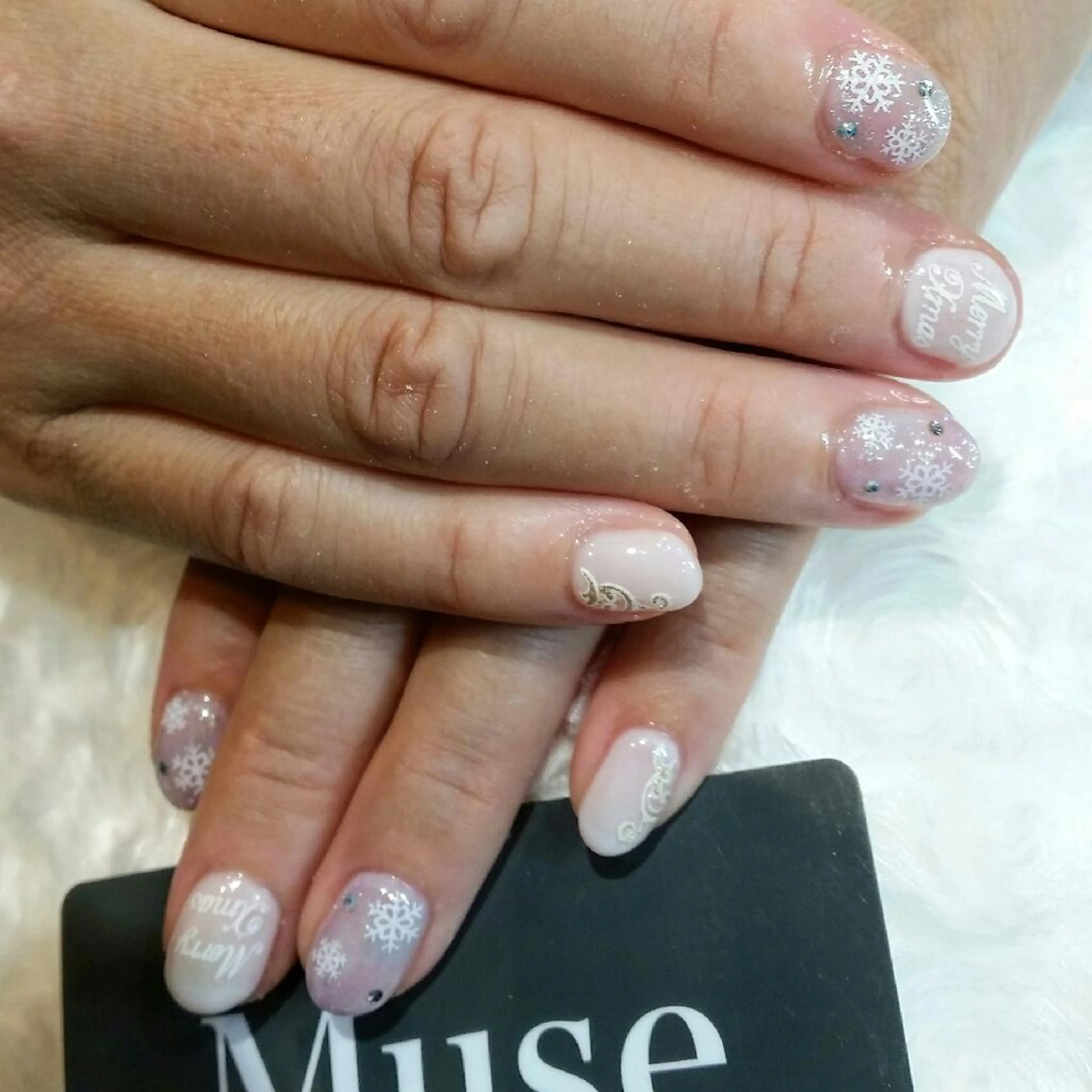 ネイル 冬ネイル クリスマス Hair&Nail MUSE 新浦安所属・井関 美幸のネイルデザイン