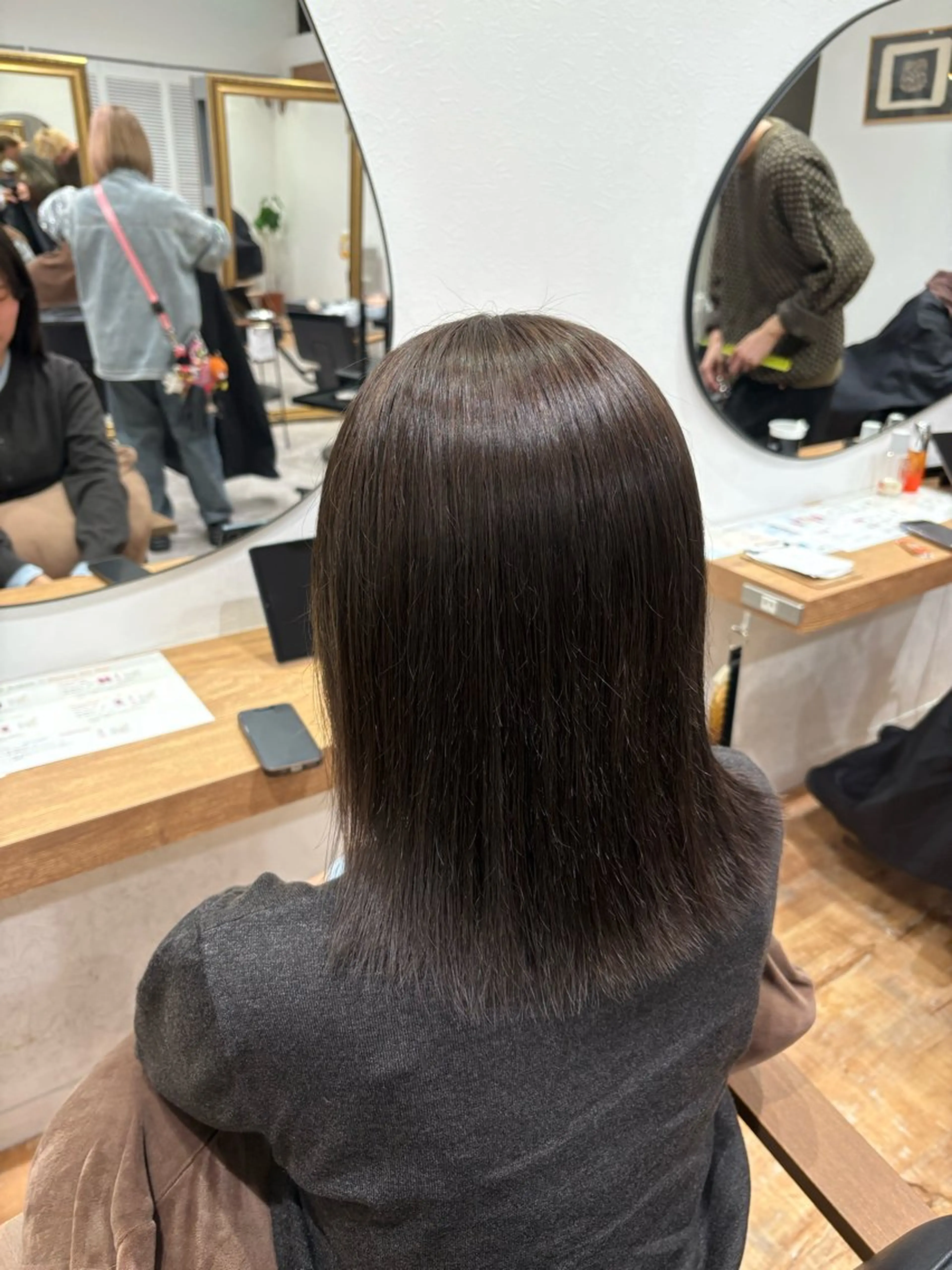 カラー ヘアカラー 透明感カラー/ダブル カラー/MAI🎀のヘアスタイル